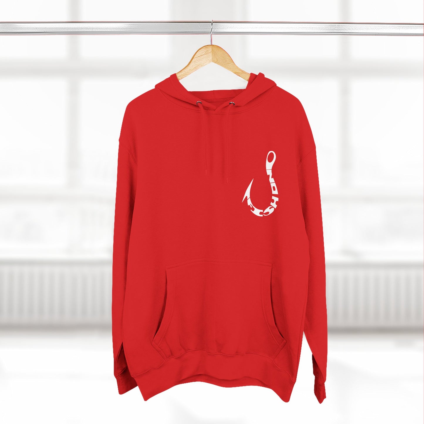 Hoodie — Three-Panel Fleece Pullover Hoodie