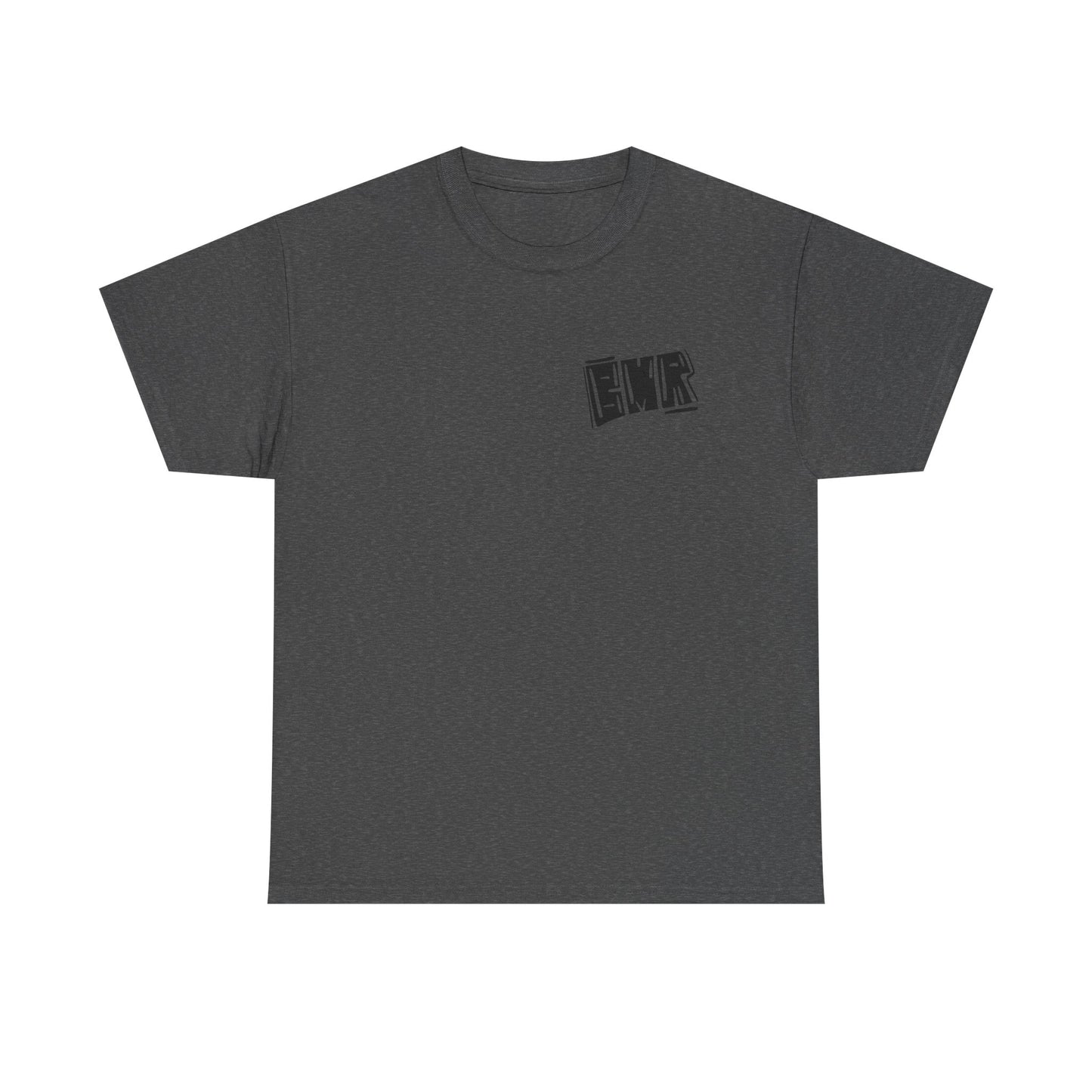 T-Shirt — Bold Block 'BMR' Graphic Tee (Front & Back)