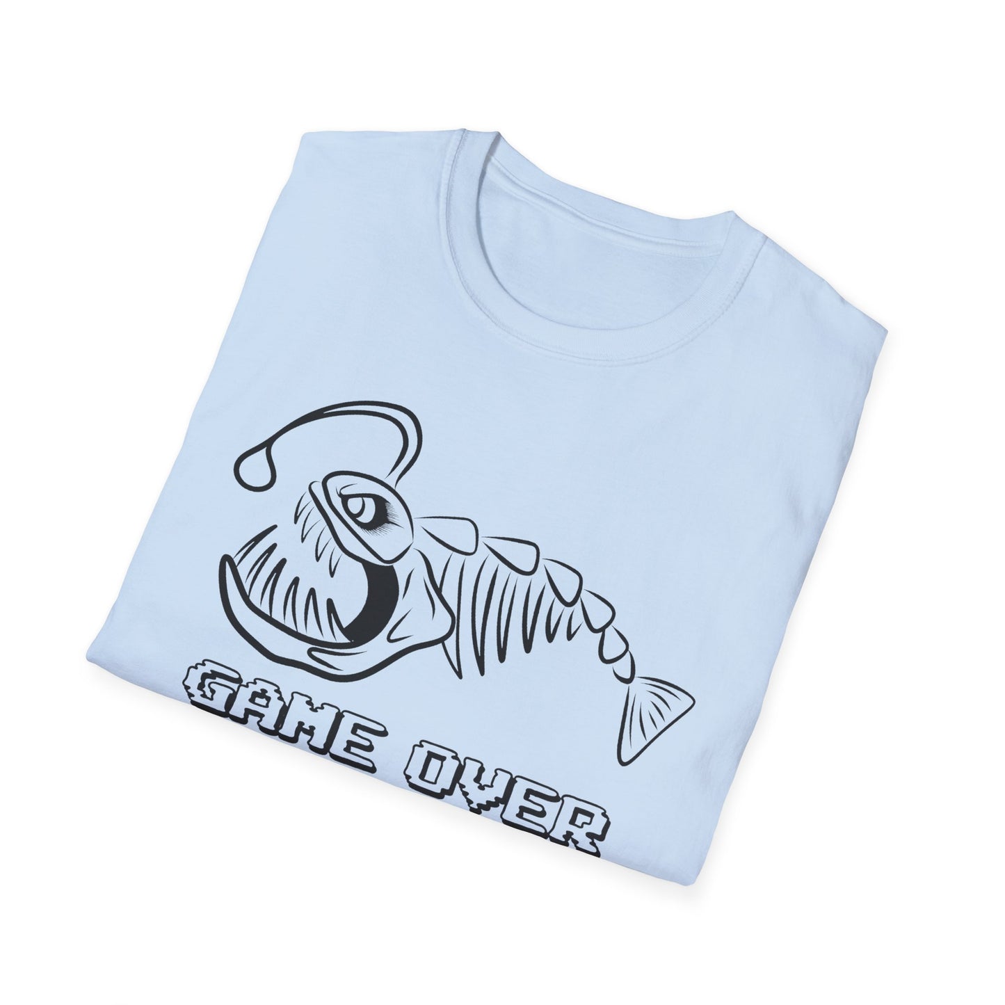 T-Shirt — Angler Fish 'GAME OVER' Graphic Tee