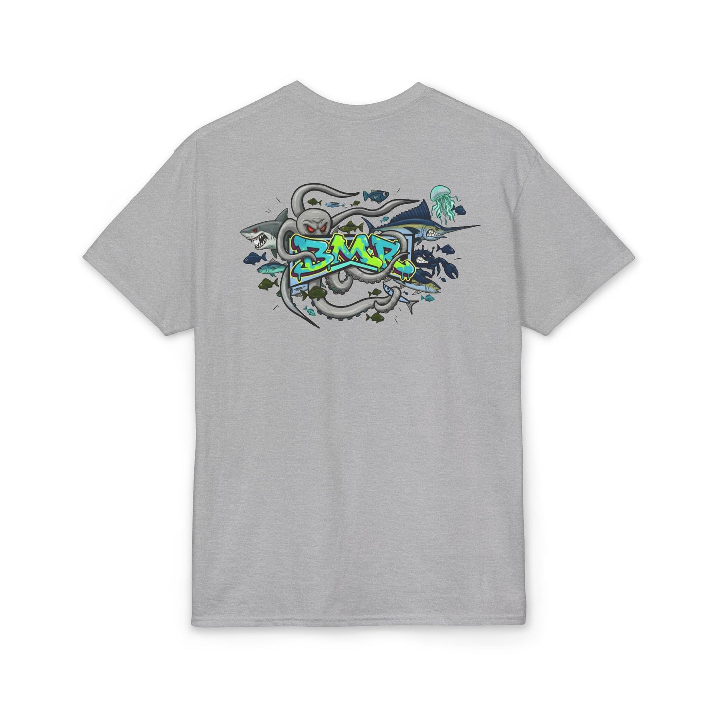 Octopus Graffiti T-Shirt — Street Art Ocean Tee