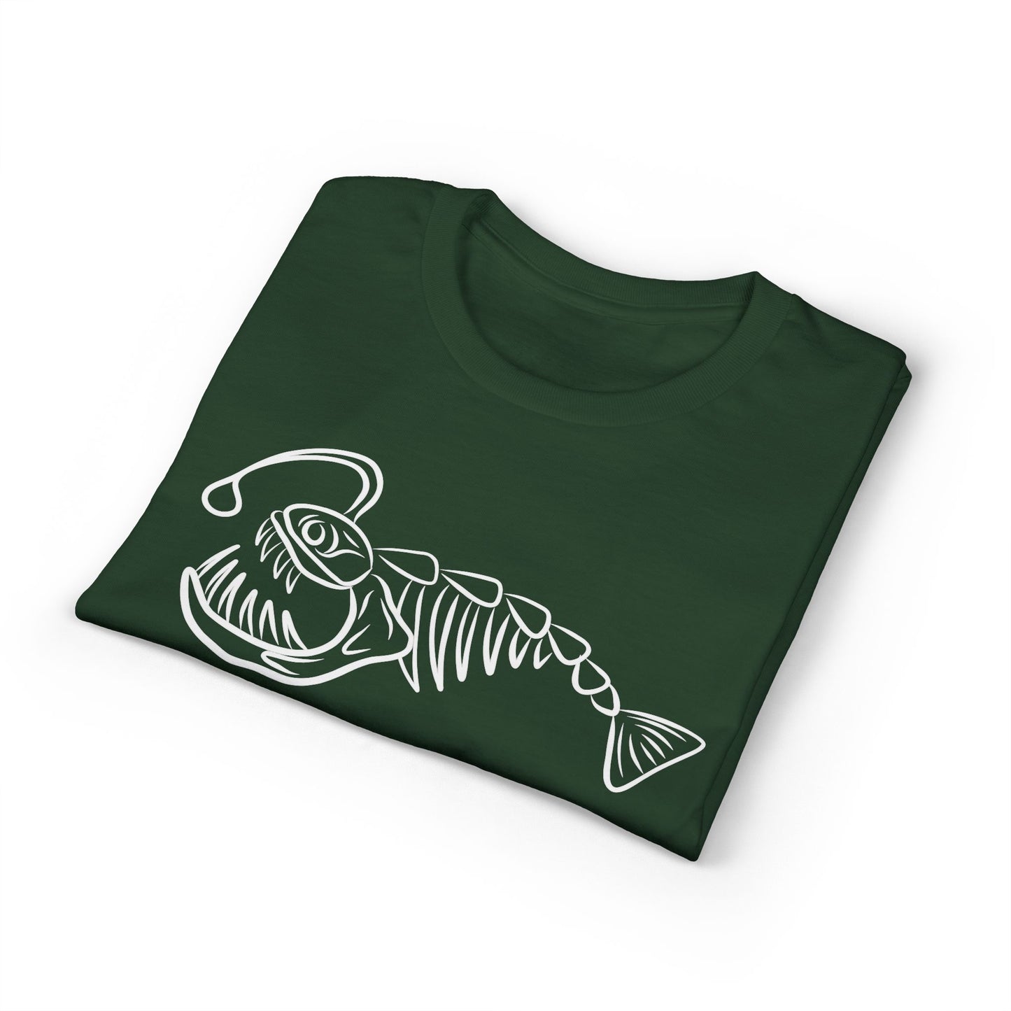 Angler Fish Skeleton Graphic T-Shirt