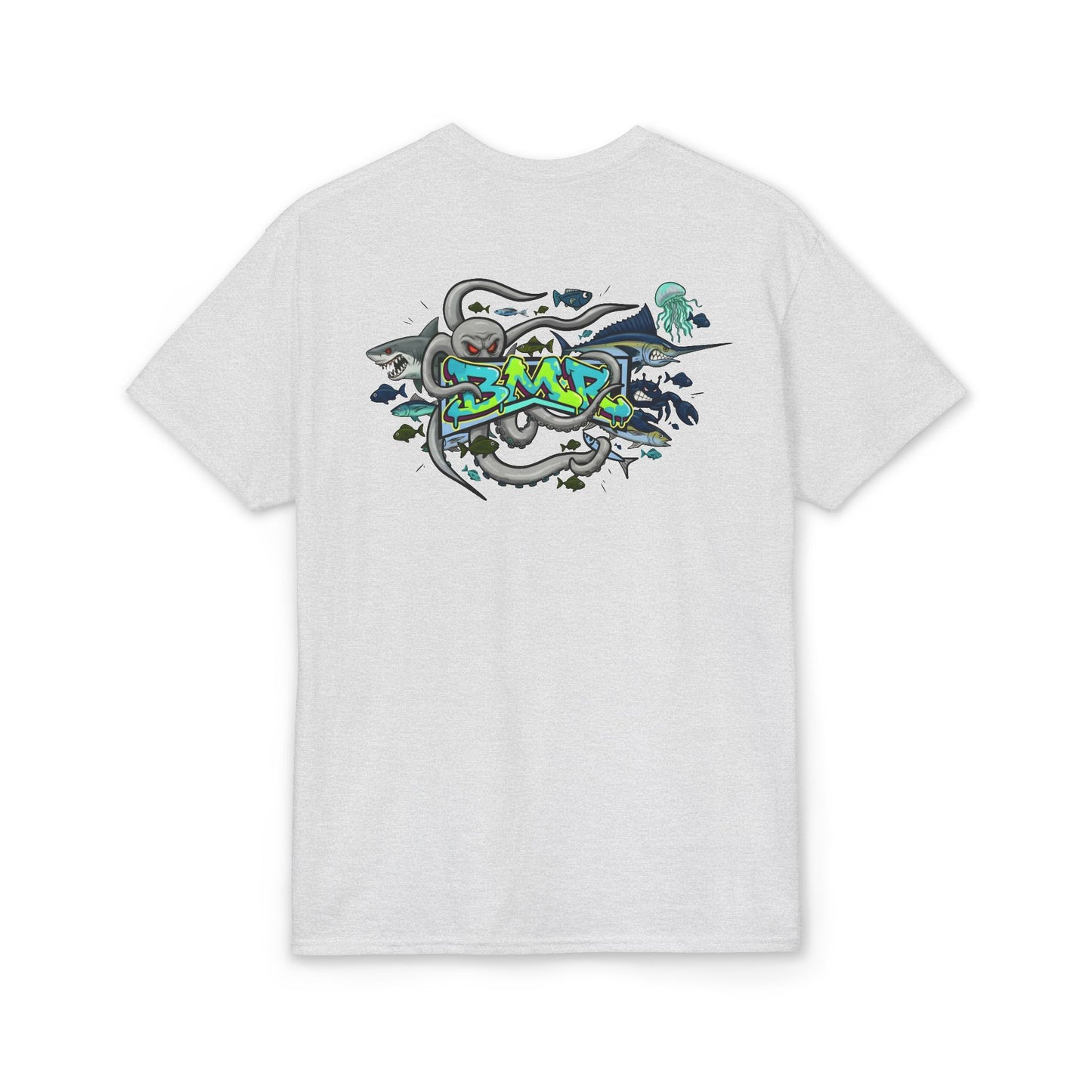 Octopus Graffiti T-Shirt — Street Art Ocean Tee