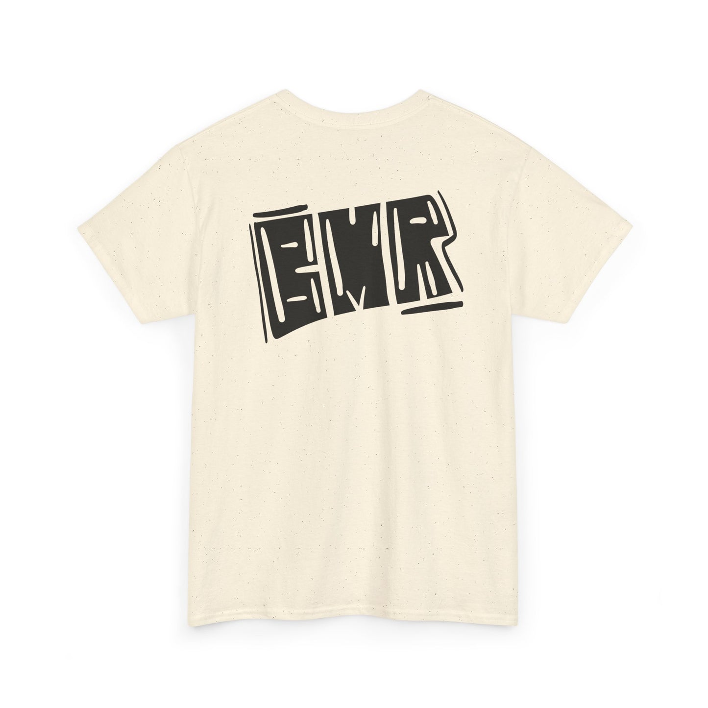 T-Shirt — Bold Block 'BMR' Graphic Tee (Front & Back)
