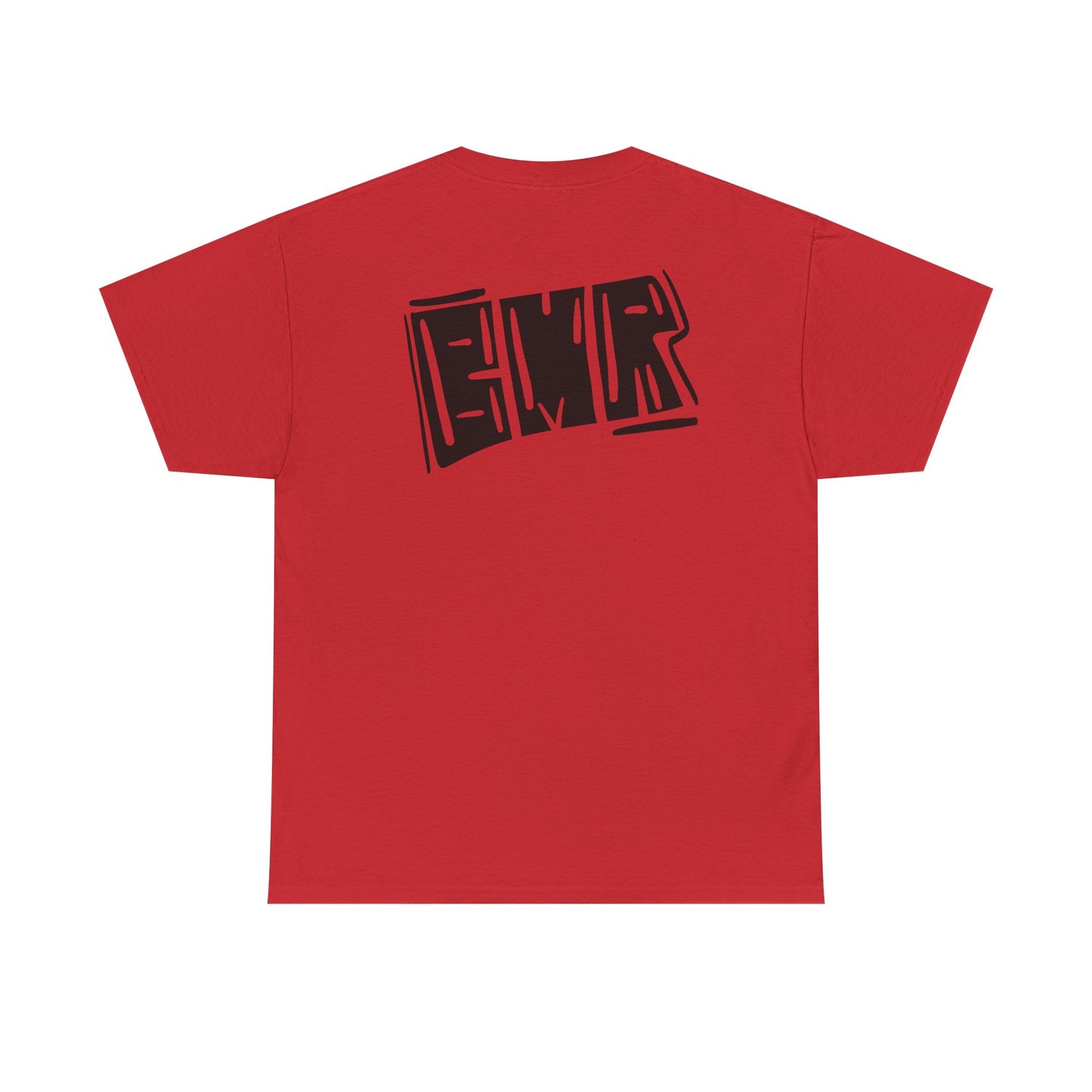T-Shirt — Bold Block 'BMR' Graphic Tee (Front & Back)