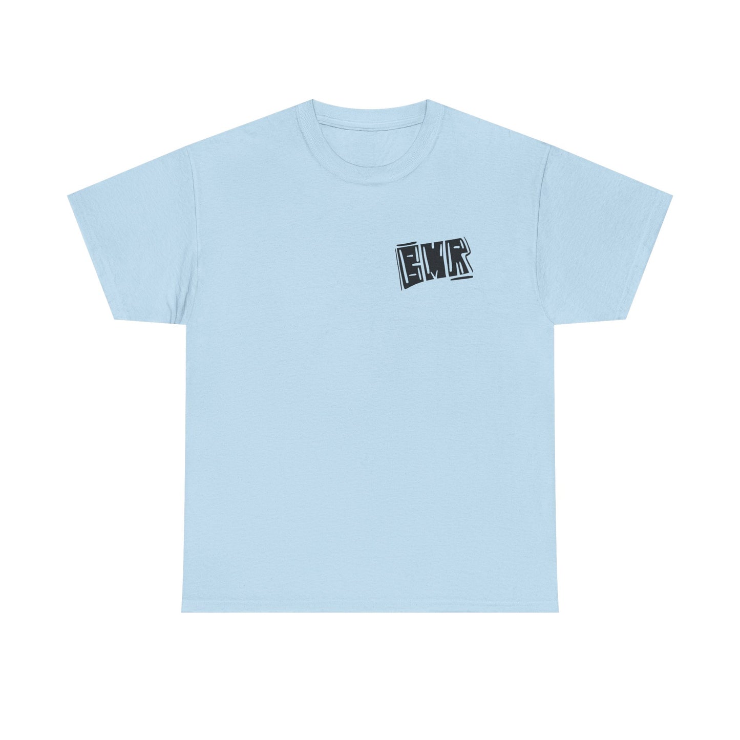 T-Shirt — Bold Block 'BMR' Graphic Tee (Front & Back)