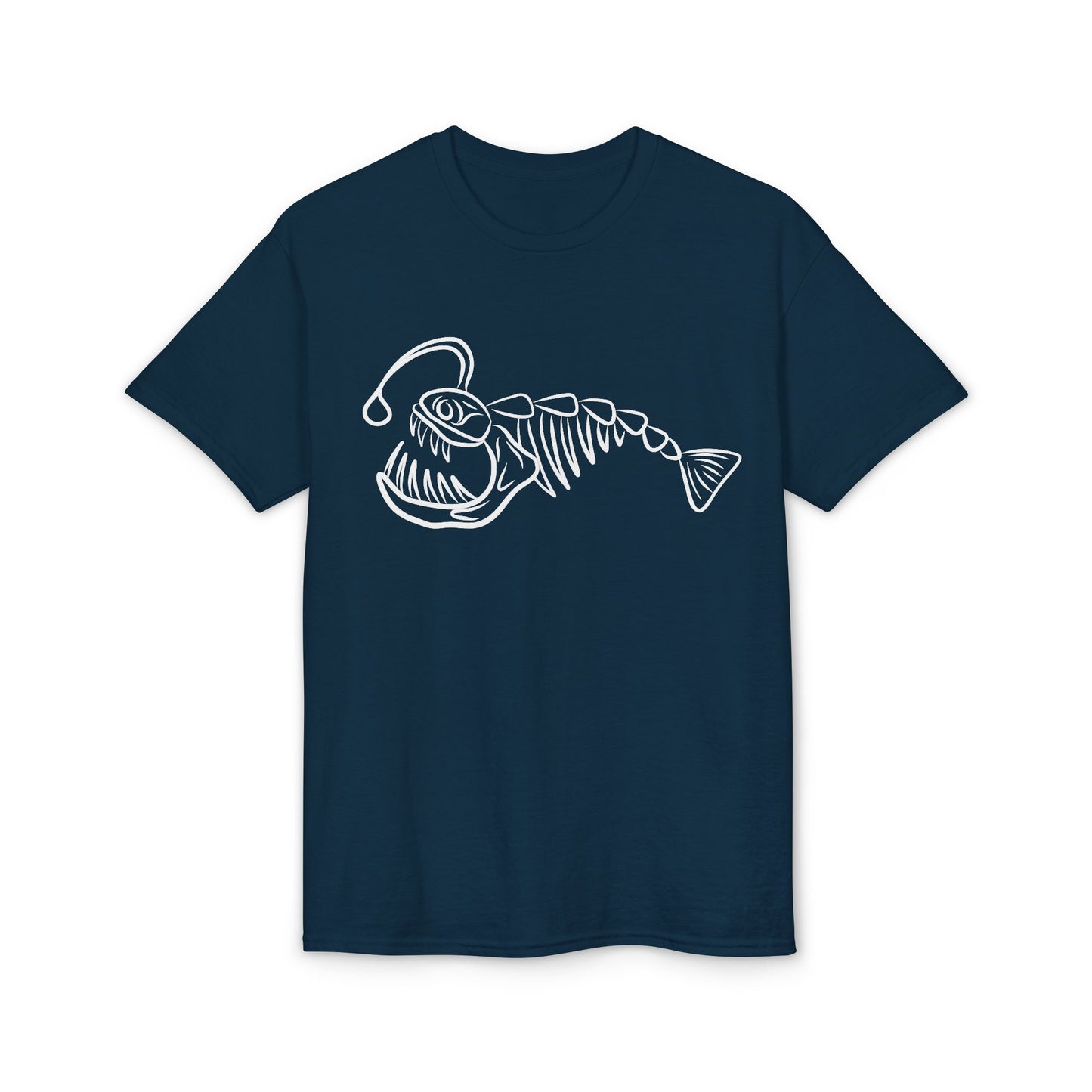 Angler Fish Skeleton Graphic T-Shirt