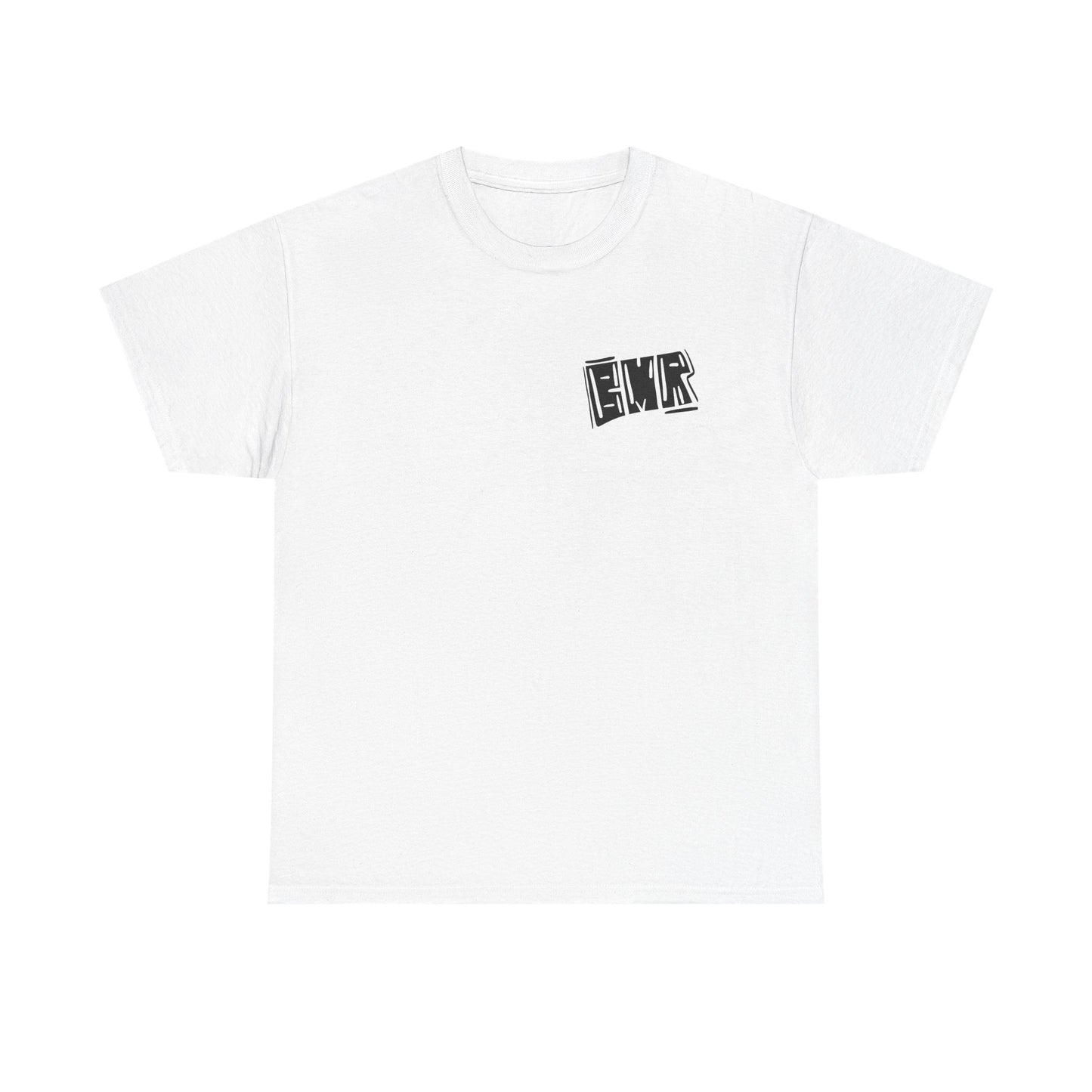 T-Shirt — Bold Block 'BMR' Graphic Tee (Front & Back)