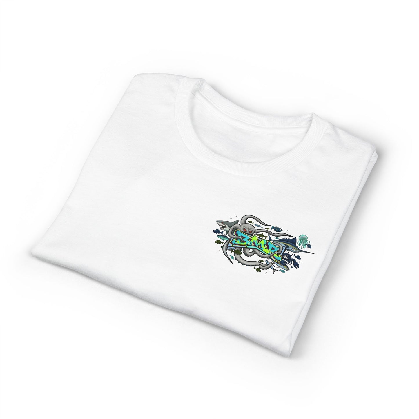 Octopus Graffiti T-Shirt — Street Art Ocean Tee