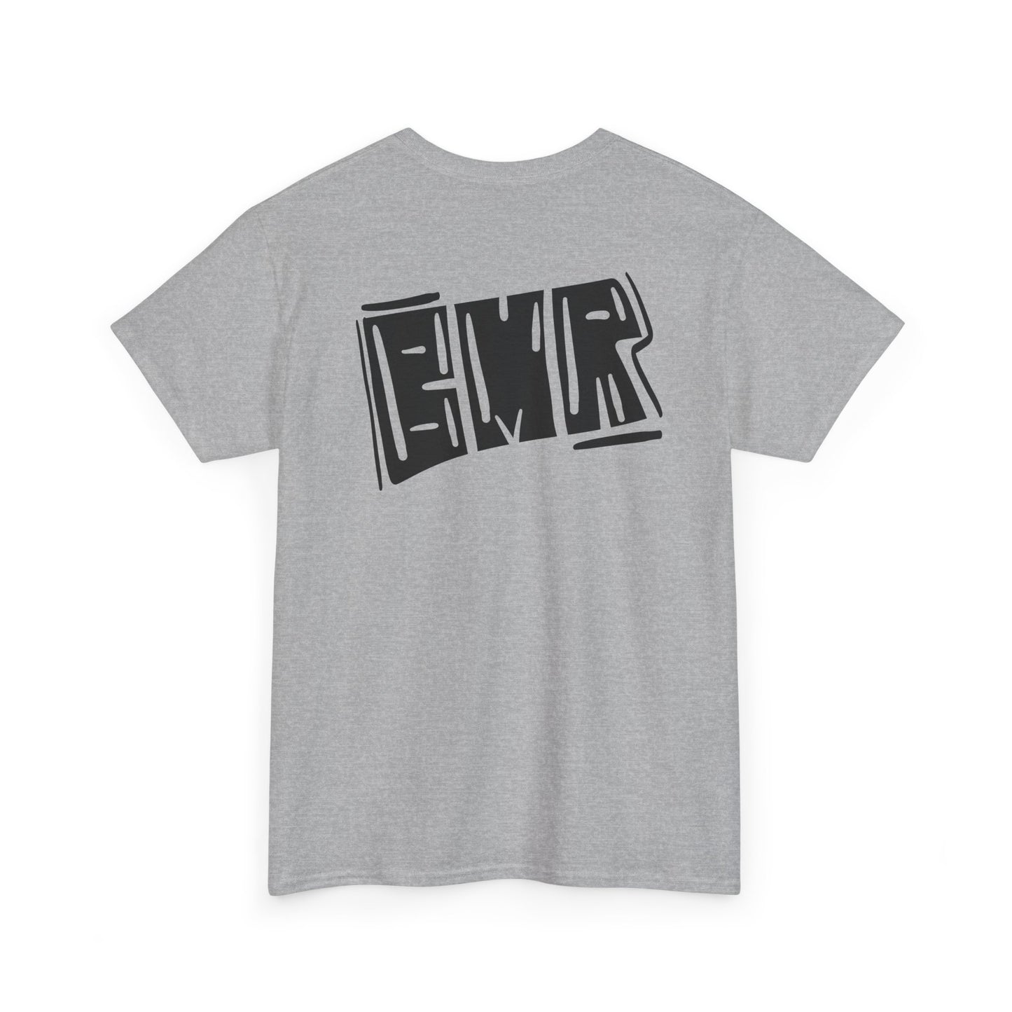 T-Shirt — Bold Block 'BMR' Graphic Tee (Front & Back)