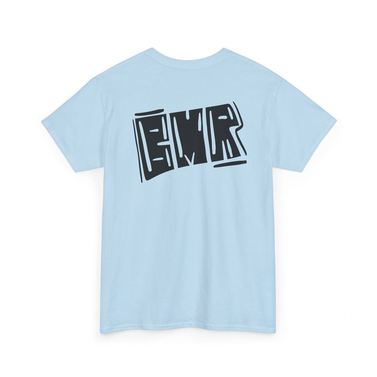 T-Shirt — Bold Block 'BMR' Graphic Tee (Front & Back)
