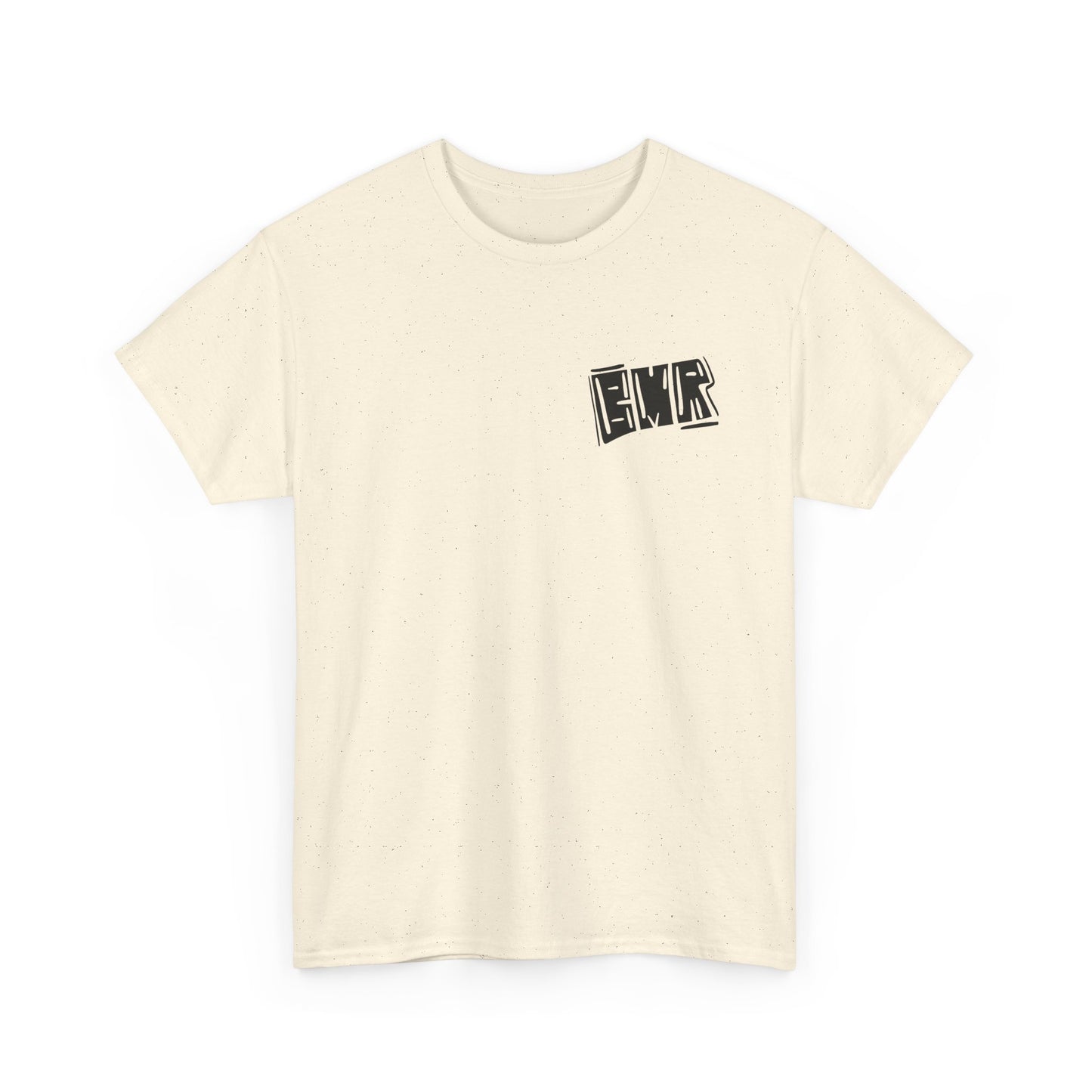 T-Shirt — Bold Block 'BMR' Graphic Tee (Front & Back)