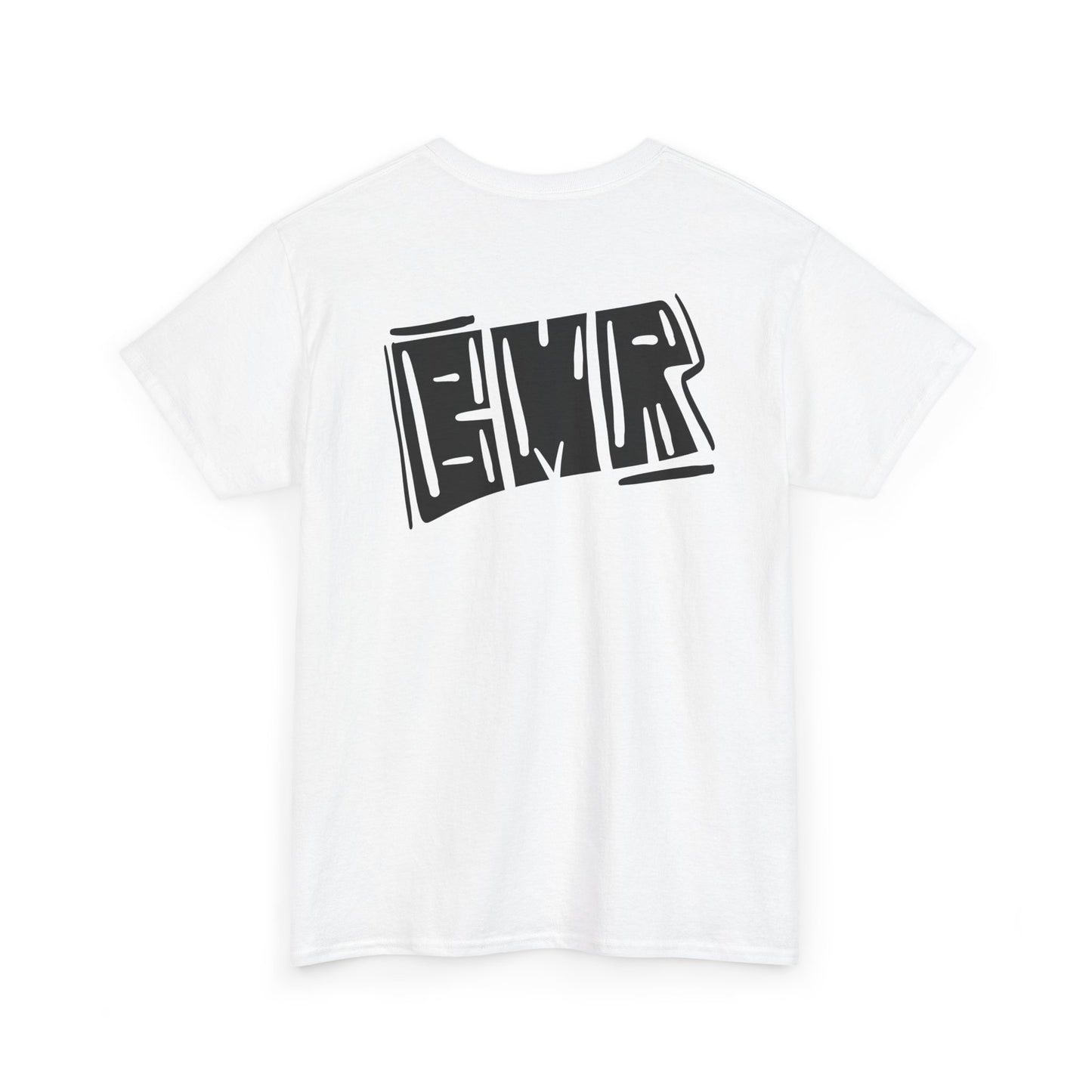 T-Shirt — Bold Block 'BMR' Graphic Tee (Front & Back)