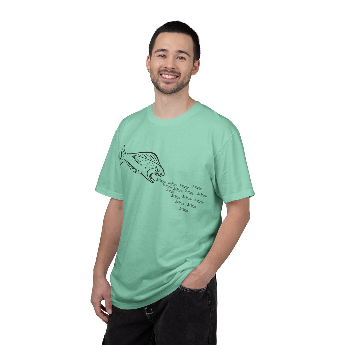 Mahi Mahi chasing Anchovies T-Shirt
