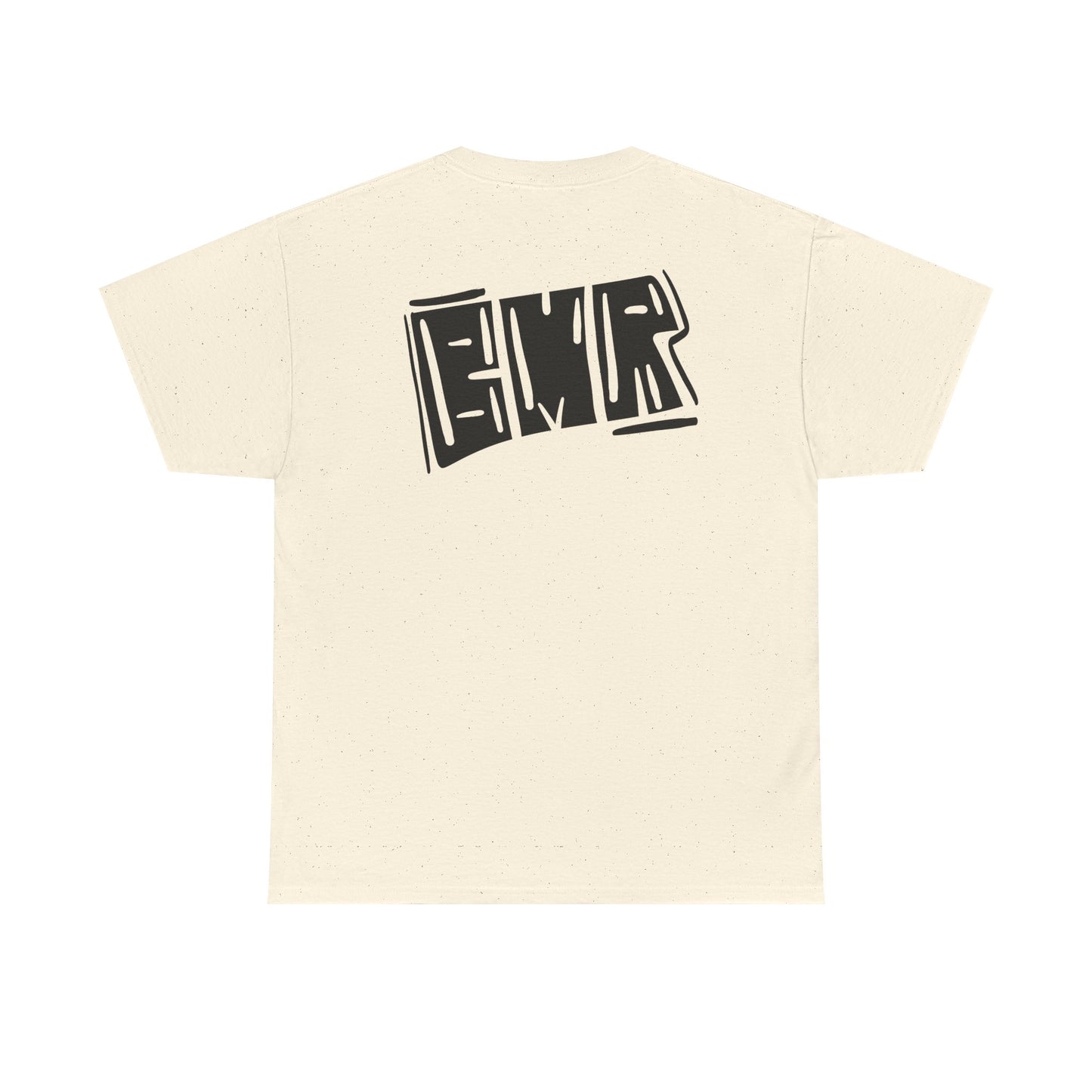 T-Shirt — Bold Block 'BMR' Graphic Tee (Front & Back)
