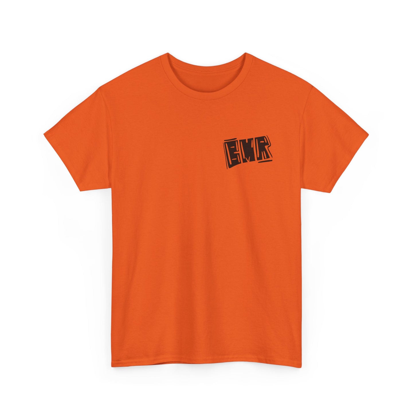 T-Shirt — Bold Block 'BMR' Graphic Tee (Front & Back)