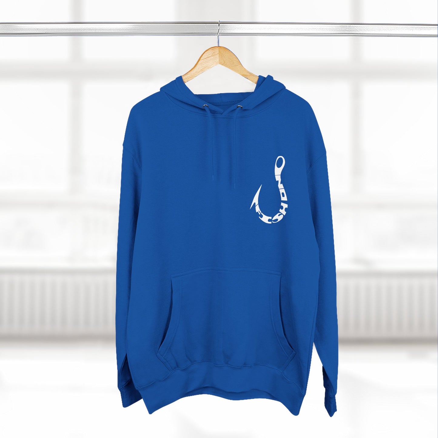 Hoodie — Three-Panel Fleece Pullover Hoodie