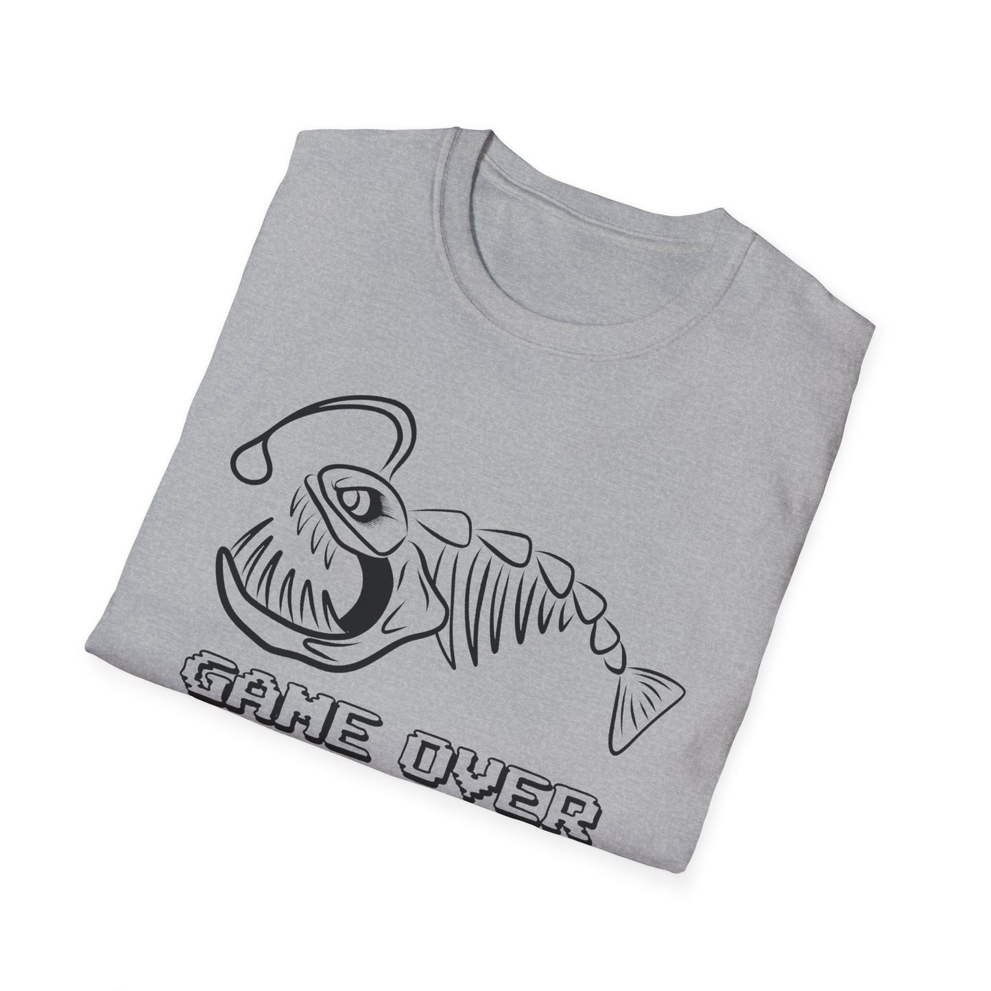 T-Shirt — Angler Fish 'GAME OVER' Graphic Tee