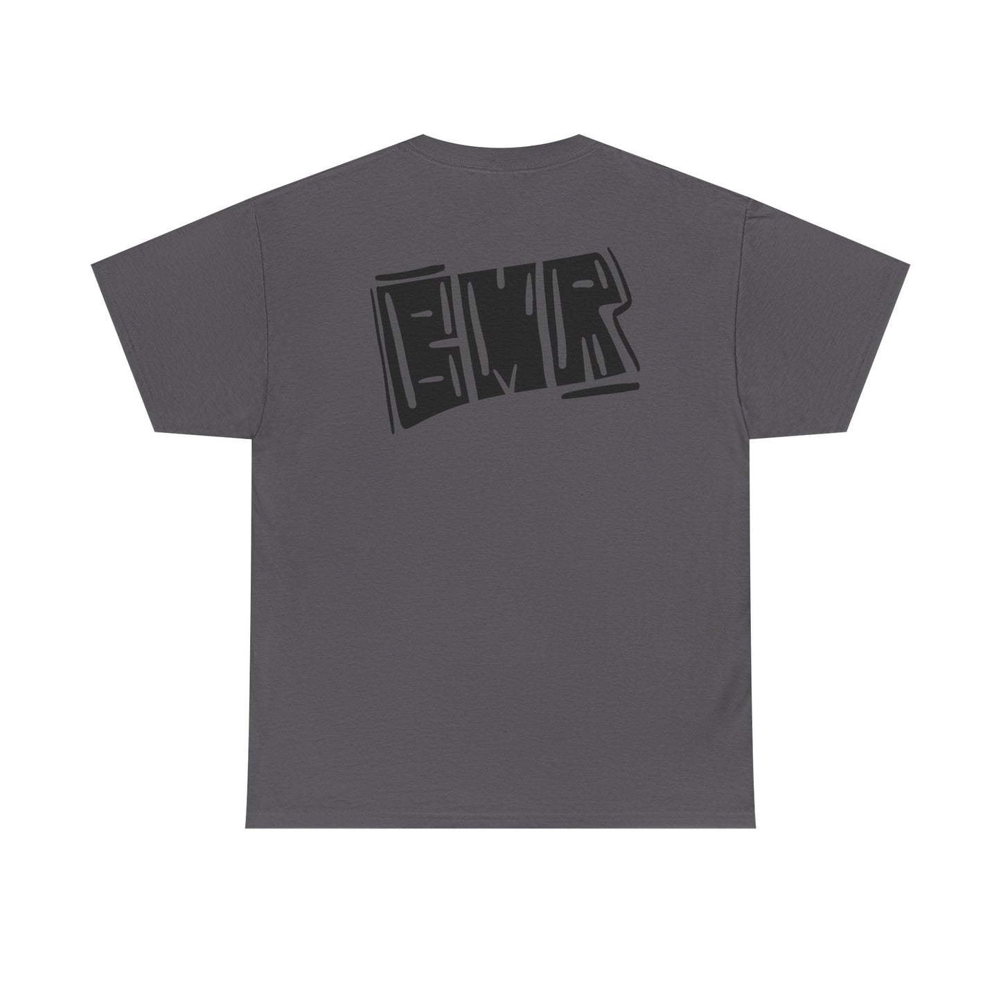 T-Shirt — Bold Block 'BMR' Graphic Tee (Front & Back)