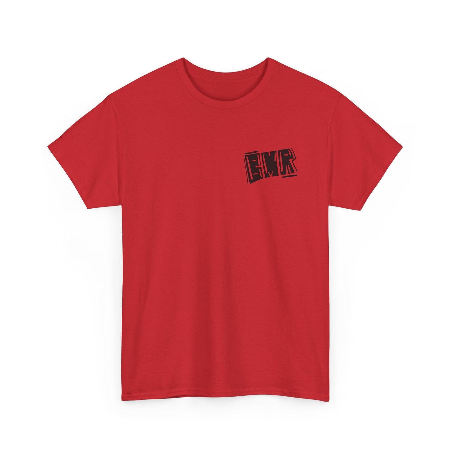 T-Shirt — Bold Block 'BMR' Graphic Tee (Front & Back)