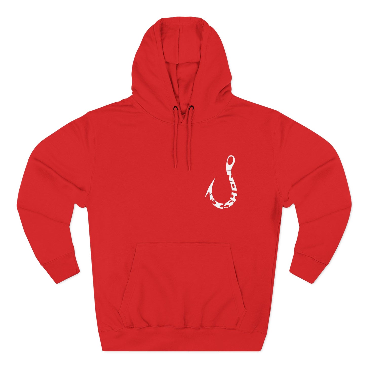 Hoodie — Three-Panel Fleece Pullover Hoodie