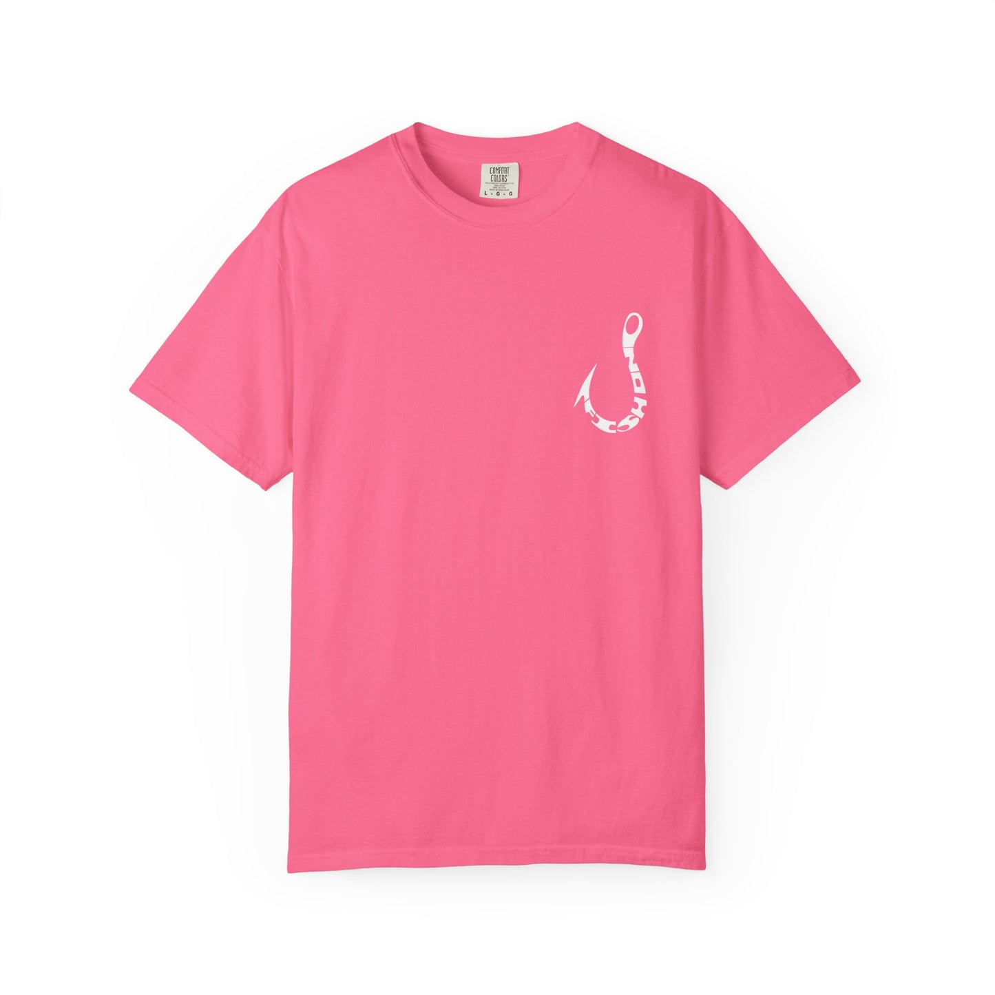 Fishing Hook T‑Shirt — Angler Graphic Garment‑Dyed Tee
