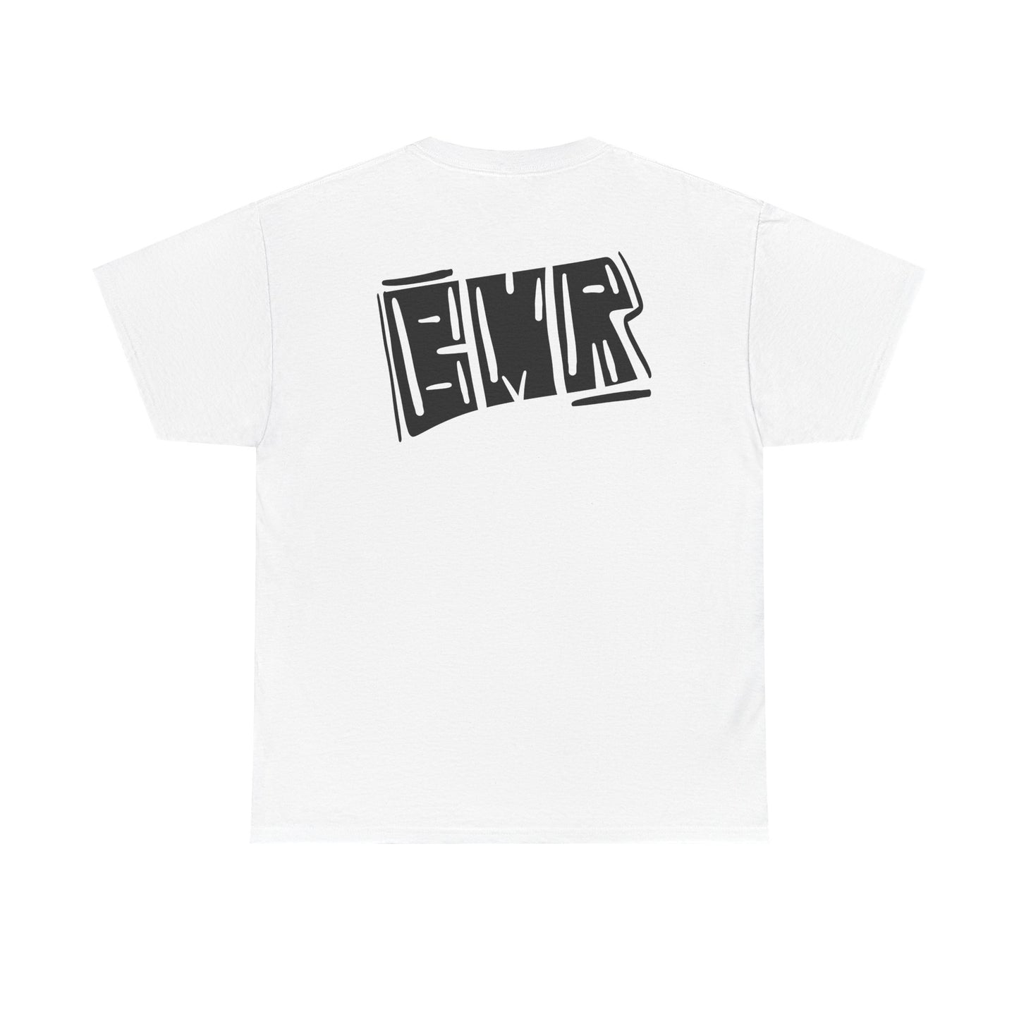 T-Shirt — Bold Block 'BMR' Graphic Tee (Front & Back)