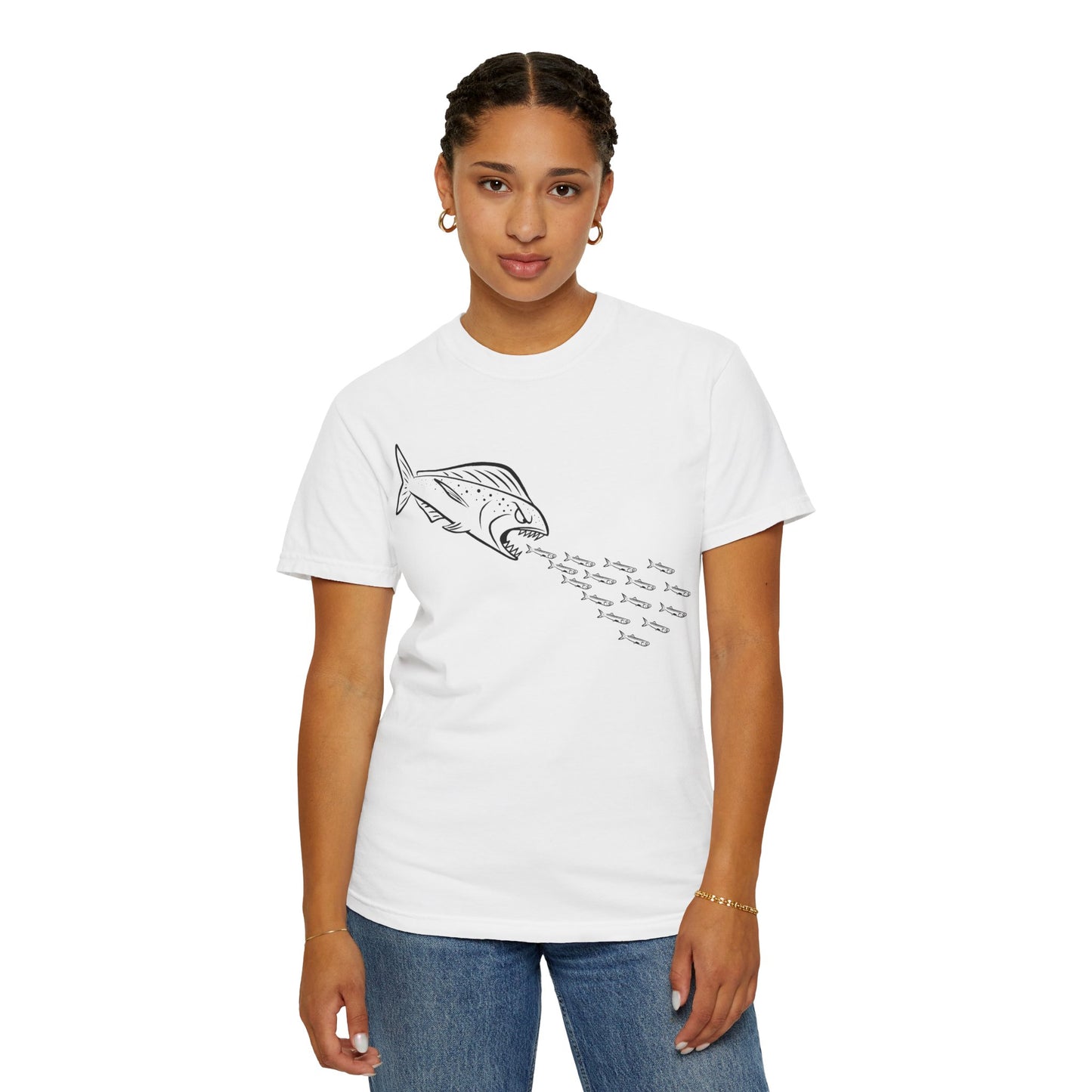 Mahi Mahi chasing Anchovies T-Shirt