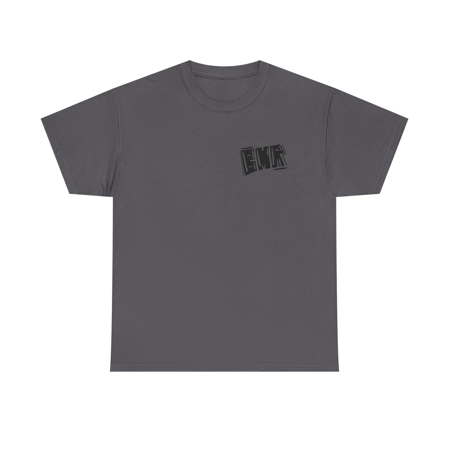 T-Shirt — Bold Block 'BMR' Graphic Tee (Front & Back)