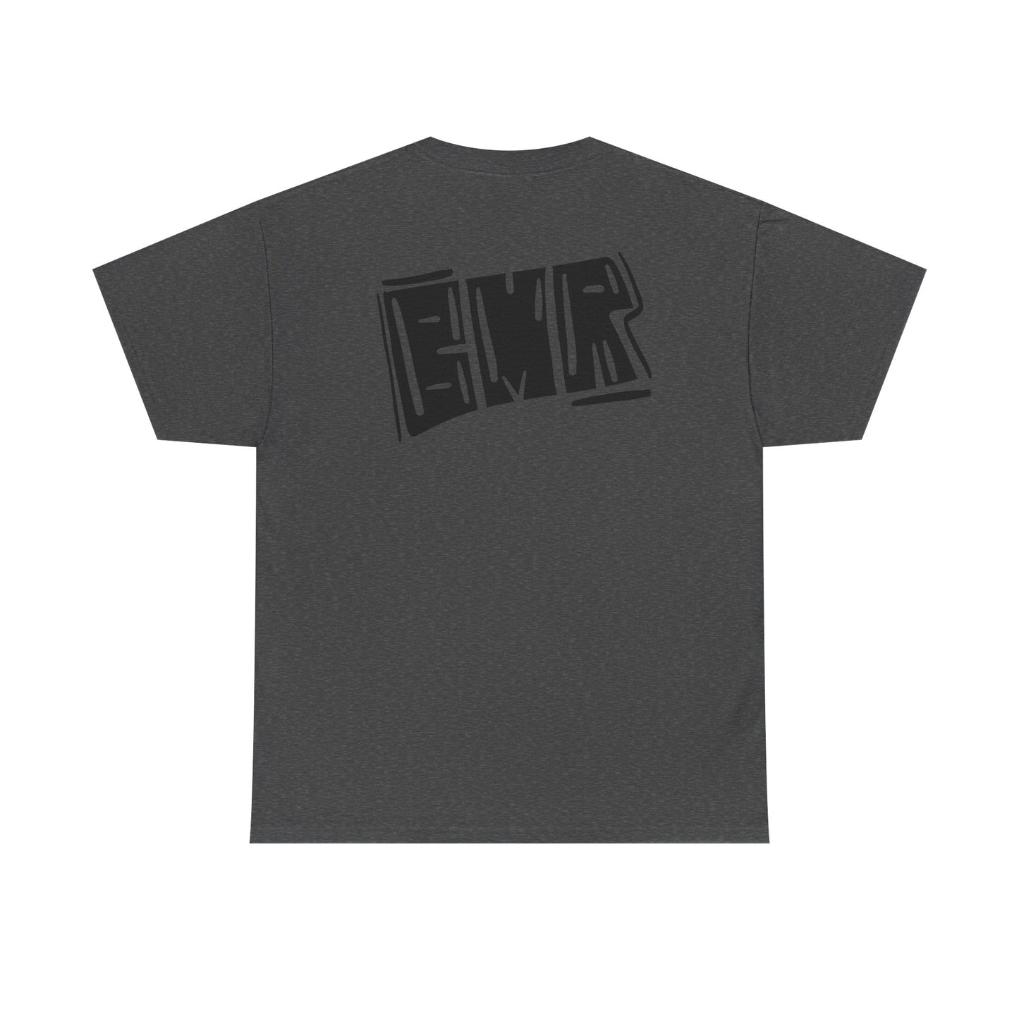 T-Shirt — Bold Block 'BMR' Graphic Tee (Front & Back)