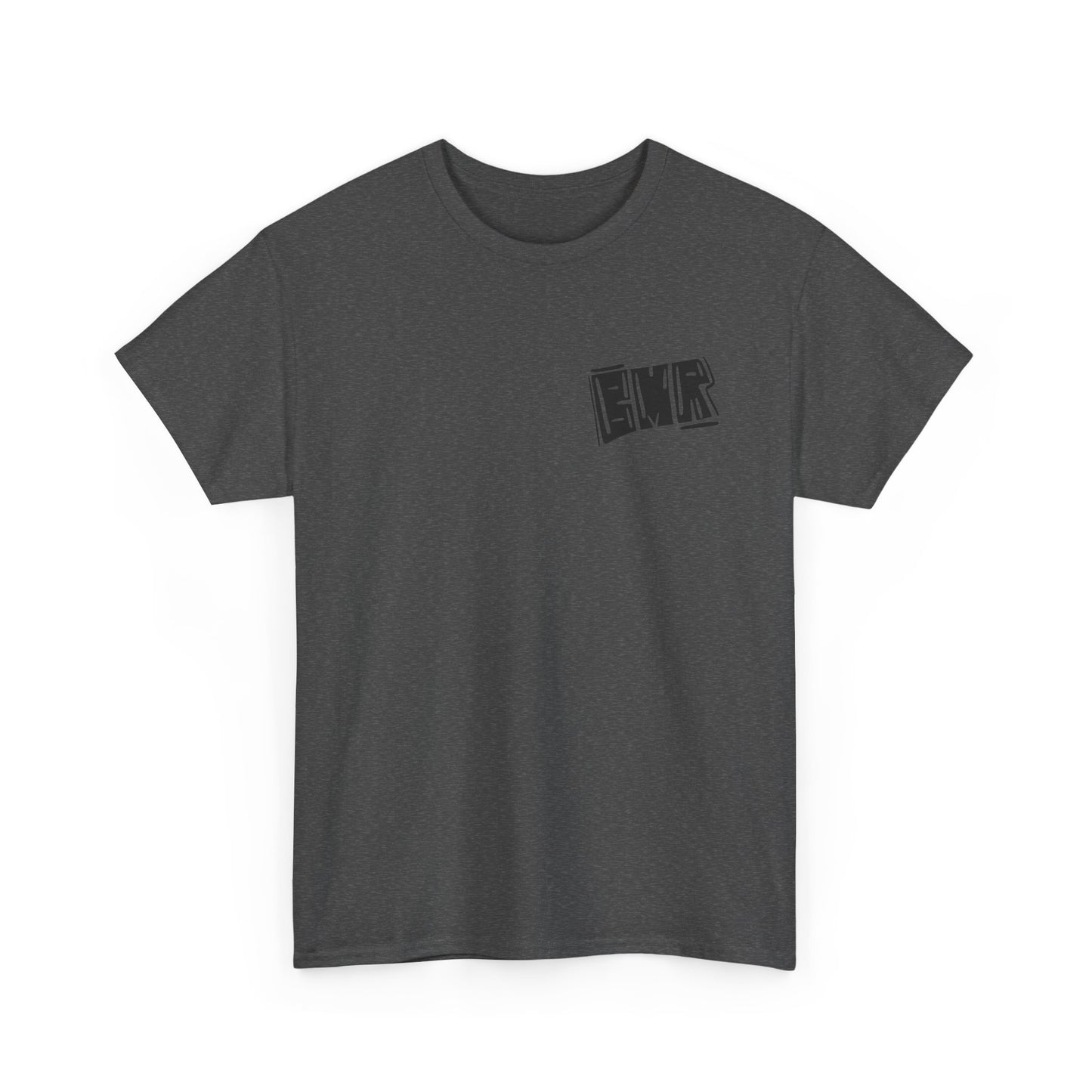 T-Shirt — Bold Block 'BMR' Graphic Tee (Front & Back)