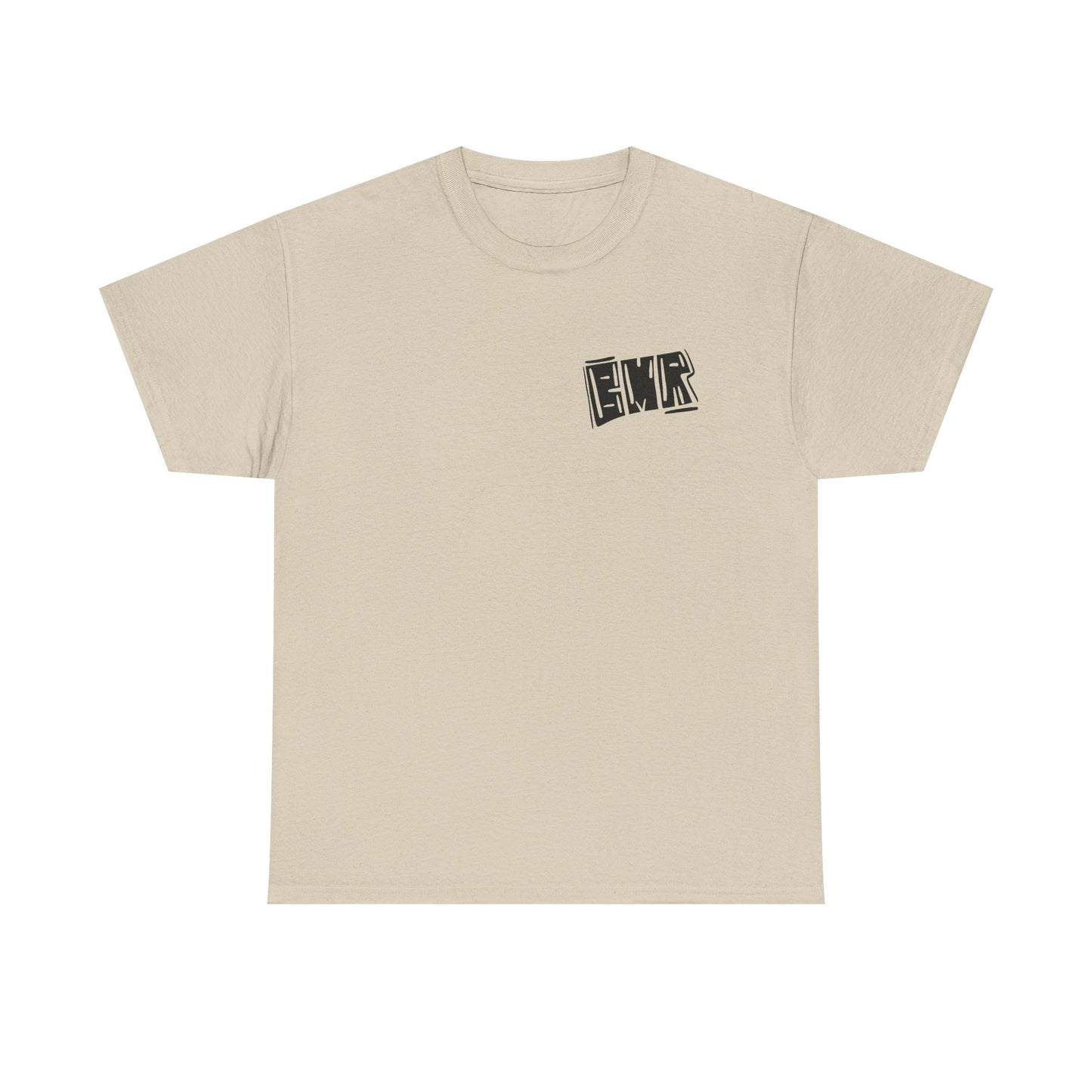 T-Shirt — Bold Block 'BMR' Graphic Tee (Front & Back)