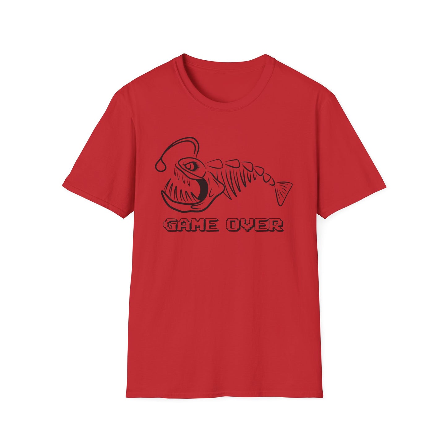 T-Shirt — Angler Fish 'GAME OVER' Graphic Tee