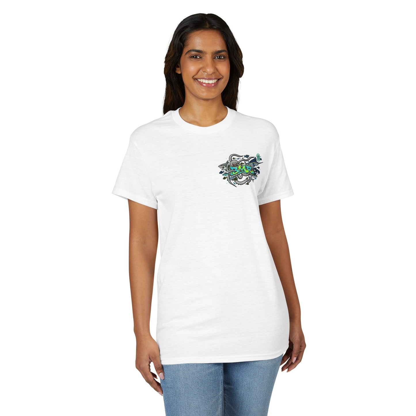 Octopus Graffiti T-Shirt — Street Art Ocean Tee