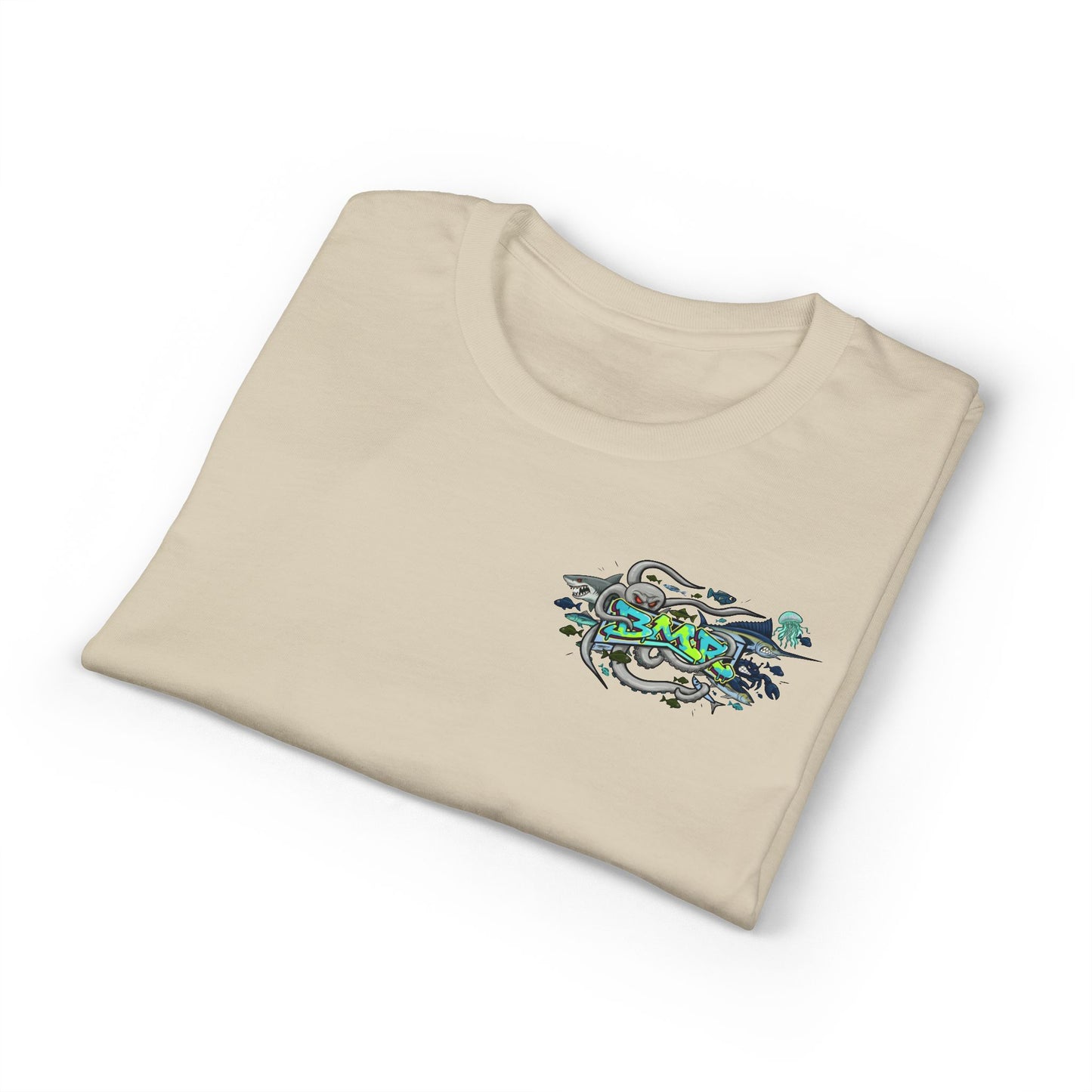 Octopus Graffiti T-Shirt — Street Art Ocean Tee