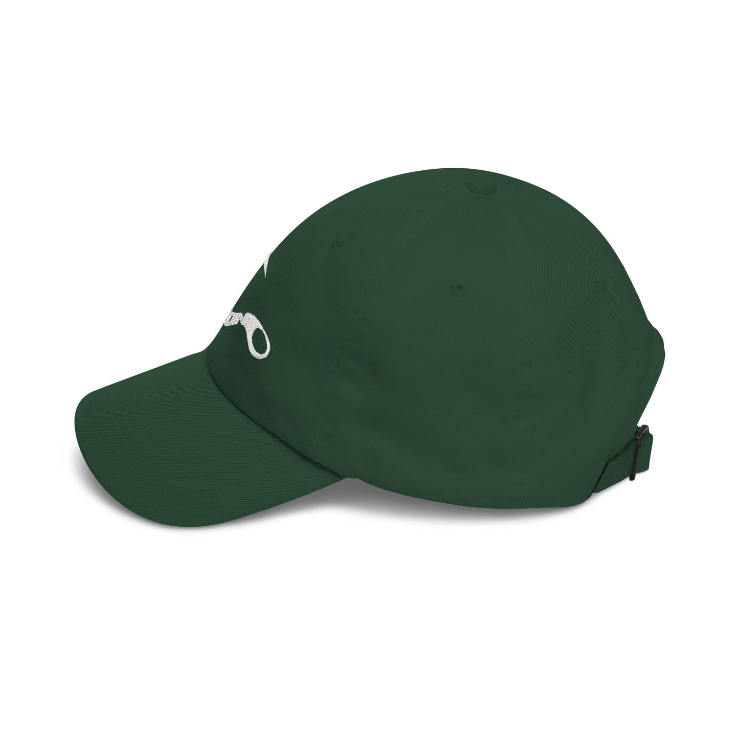 Camo Dad Cap with Distressed Fishing Hook Logo — Classic Outdoor Hat