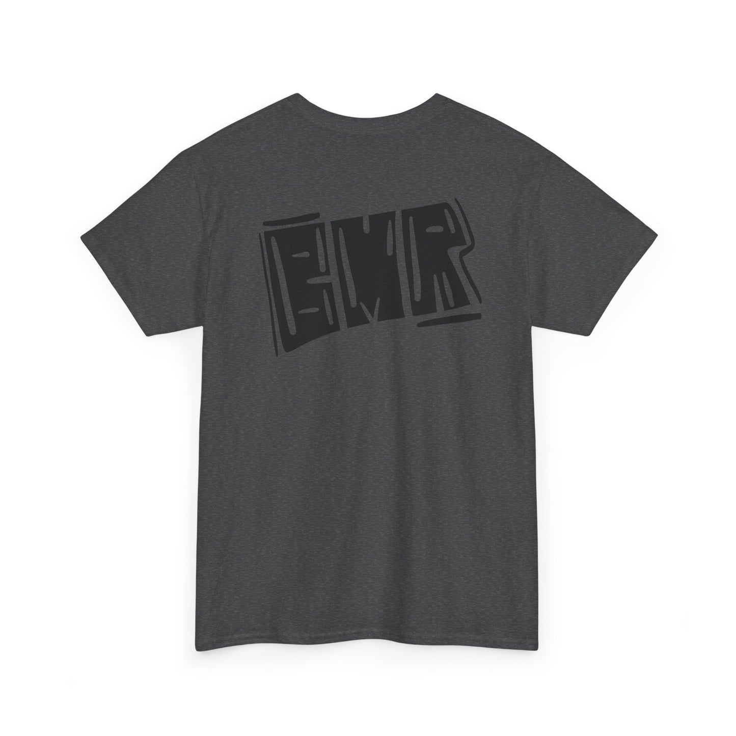 T-Shirt — Bold Block 'BMR' Graphic Tee (Front & Back)