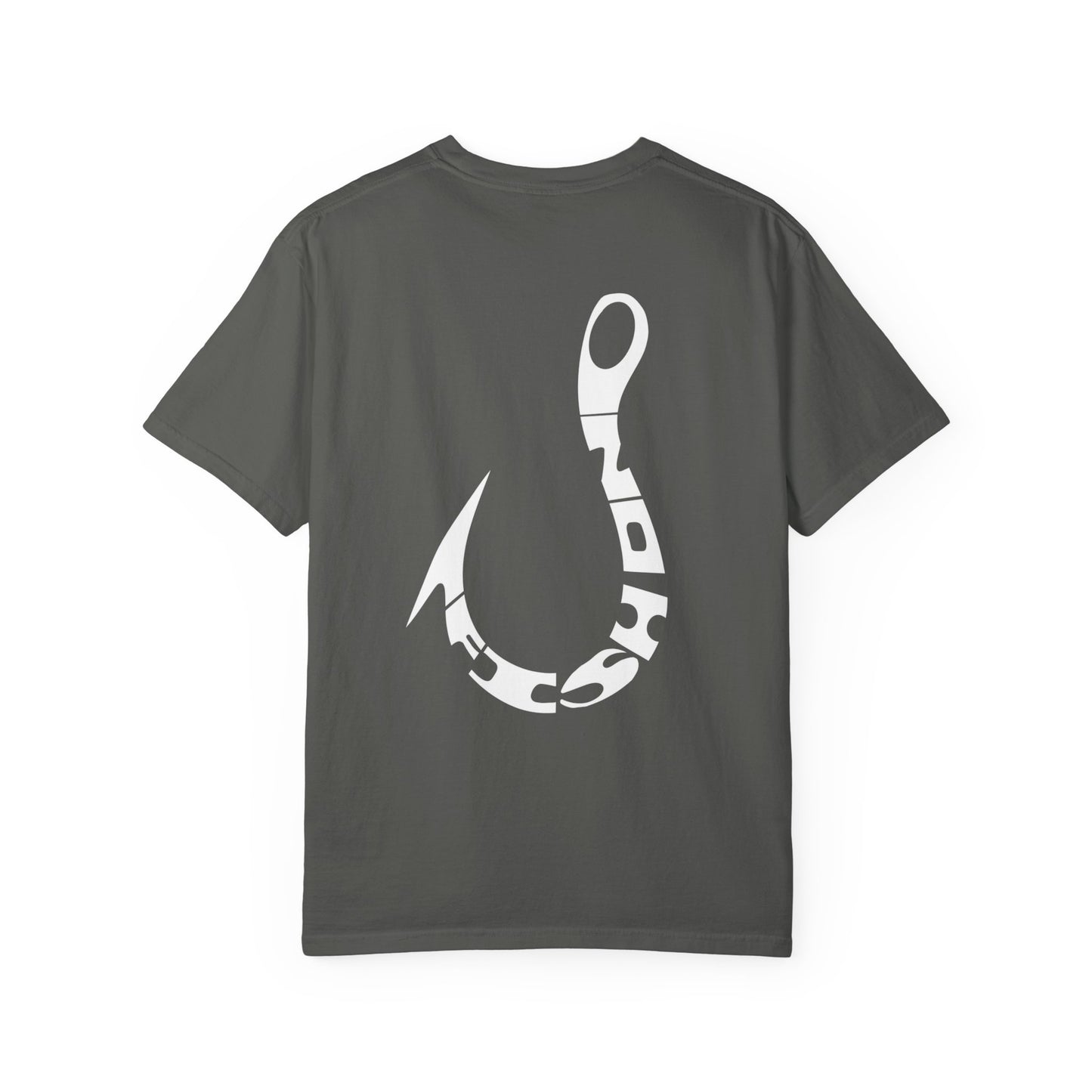 Fishing Hook T‑Shirt — Angler Graphic Garment‑Dyed Tee
