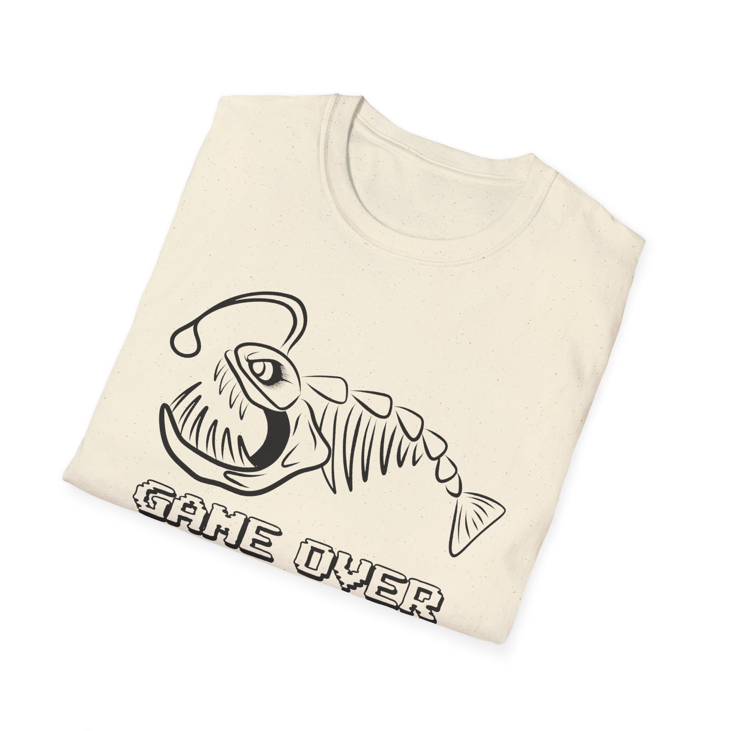 T-Shirt — Angler Fish 'GAME OVER' Graphic Tee