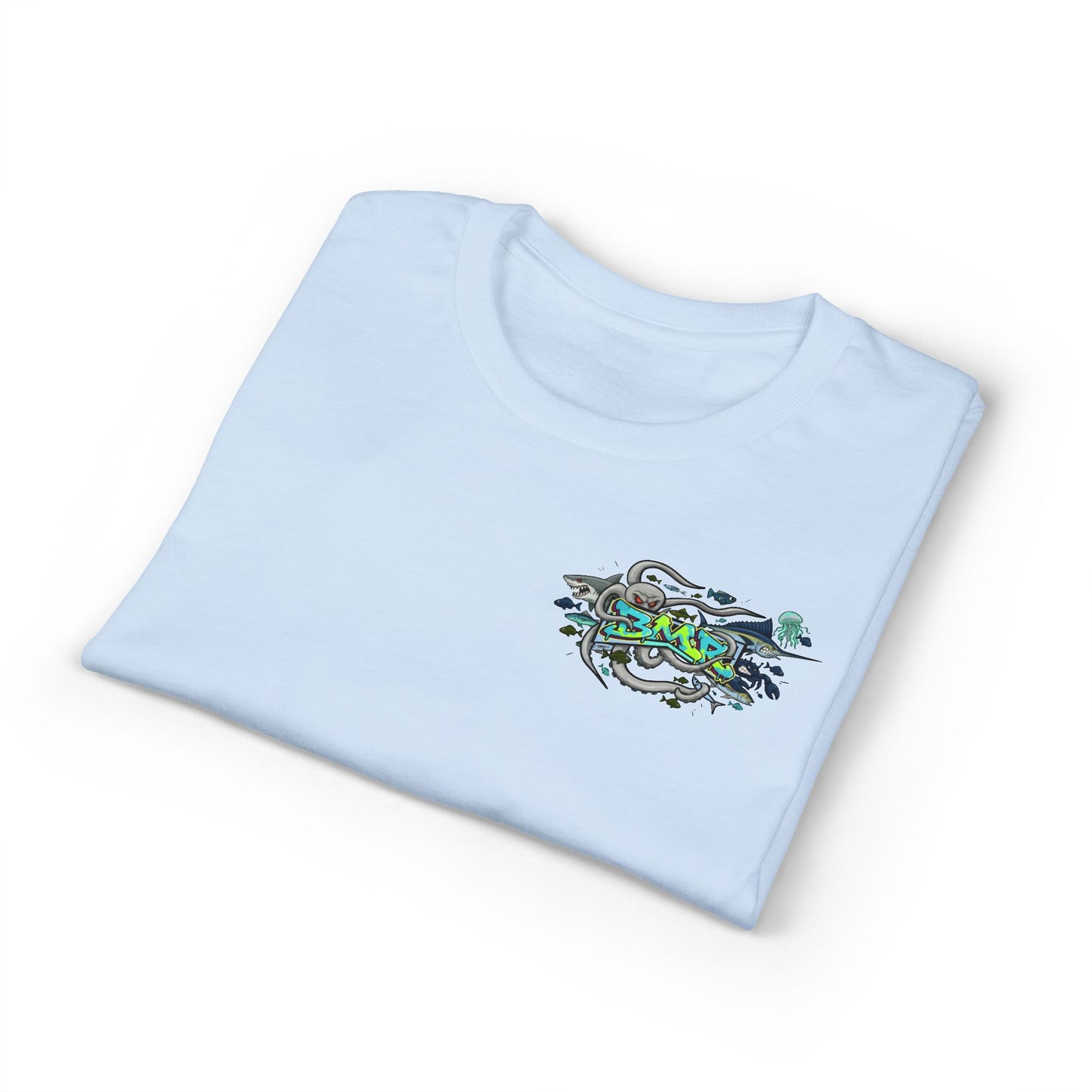 Octopus Graffiti T-Shirt — Street Art Ocean Tee