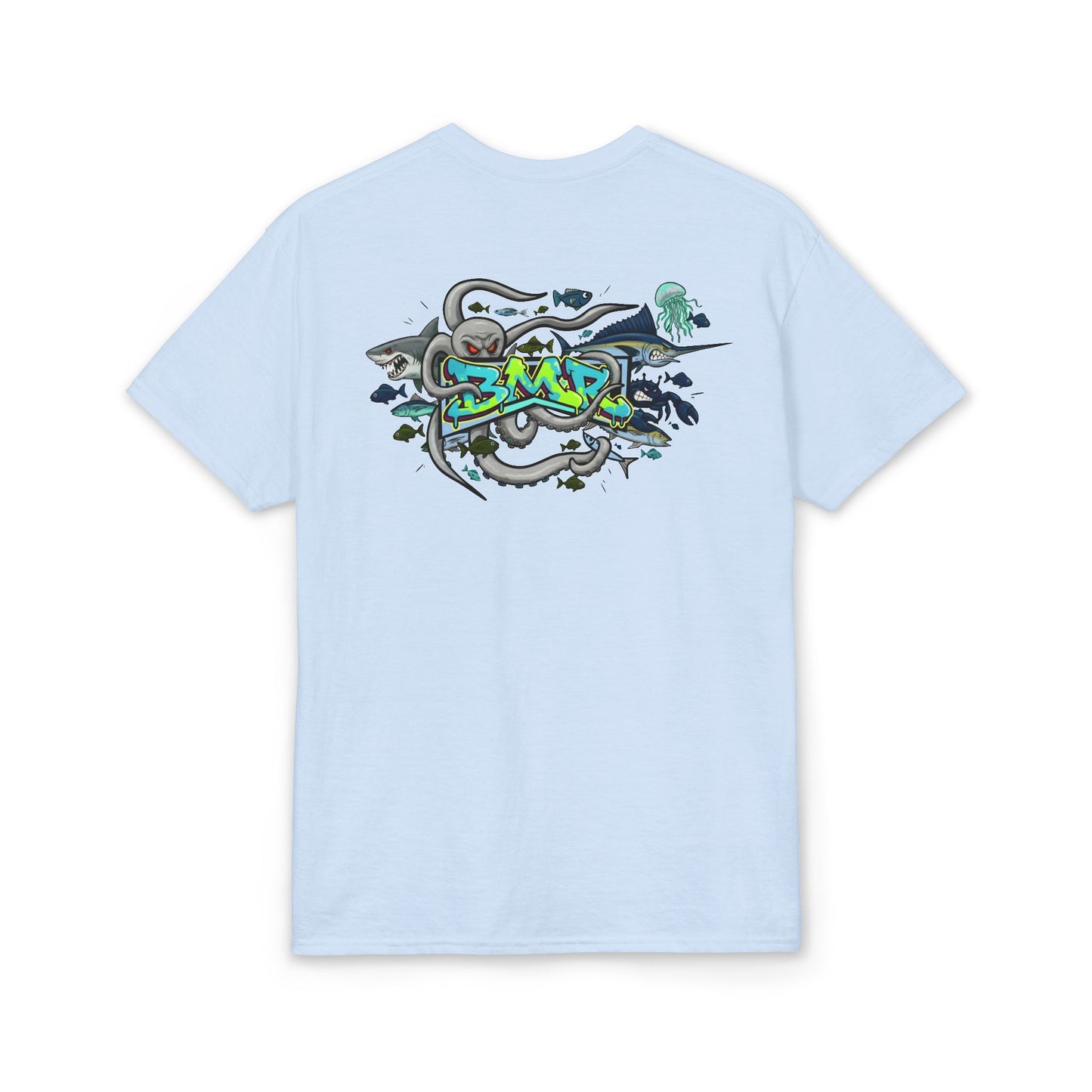 Octopus Graffiti T-Shirt — Street Art Ocean Tee