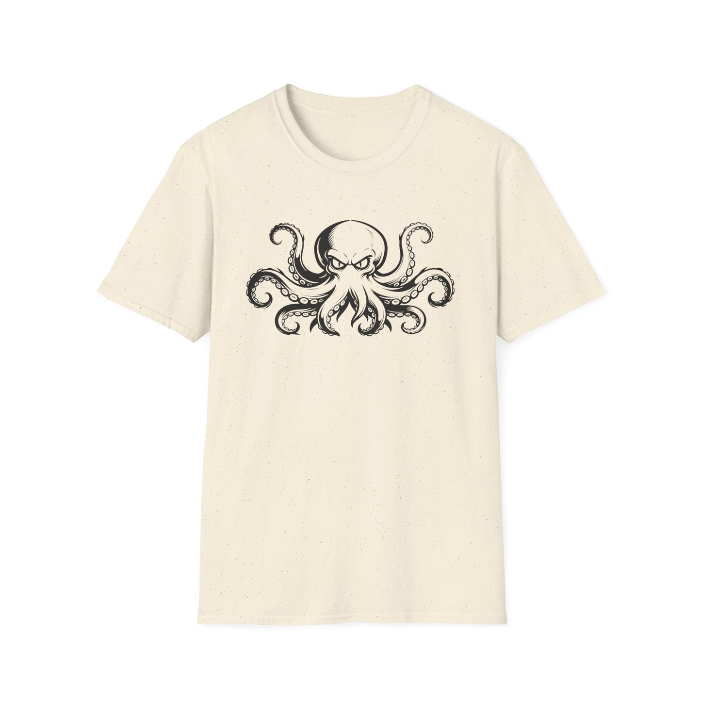 Octopus Graphic T-Shirt — Vintage Nautical Squid Illustration Tee