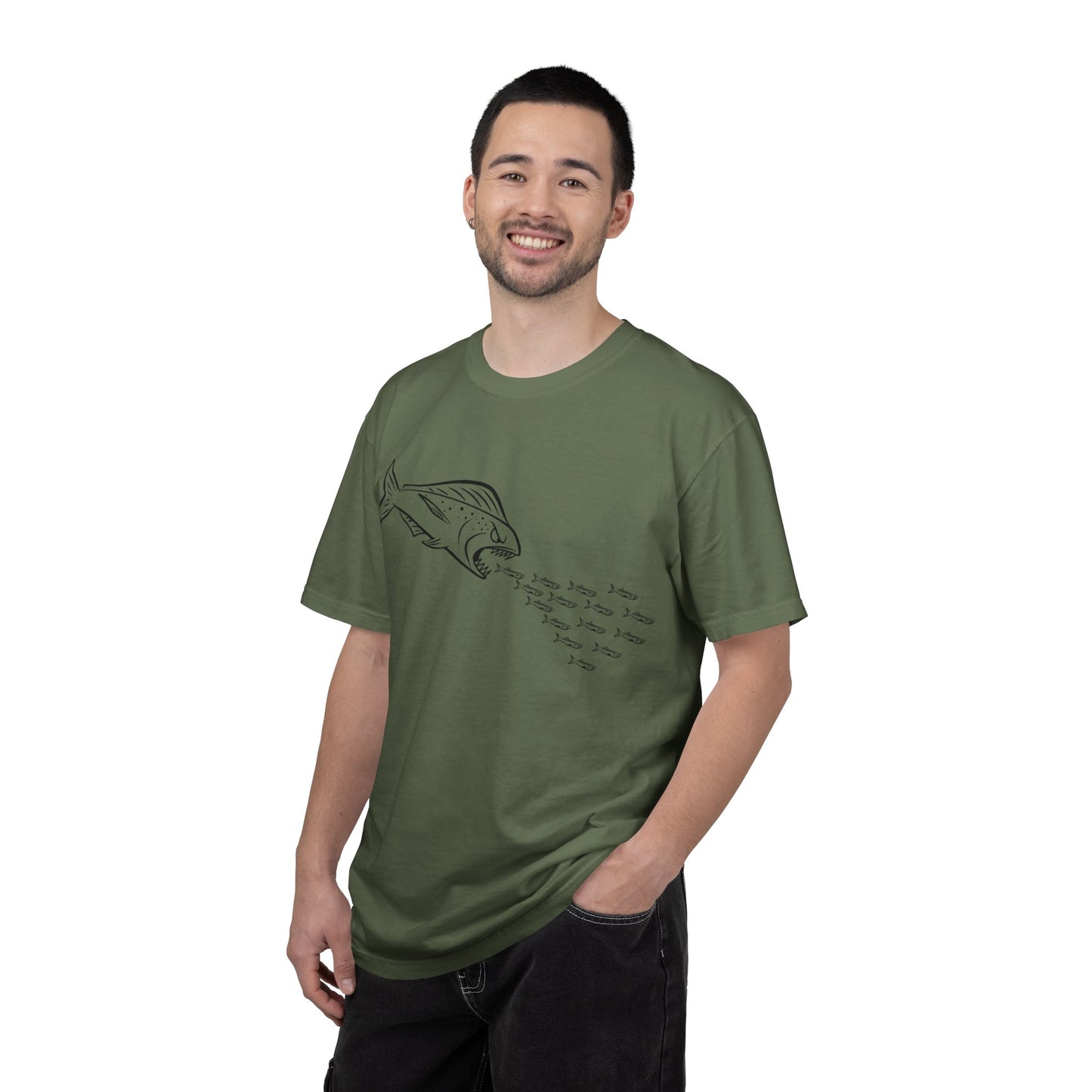 Mahi Mahi chasing Anchovies T-Shirt