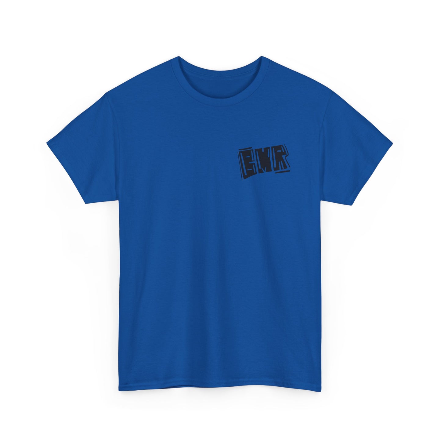 T-Shirt — Bold Block 'BMR' Graphic Tee (Front & Back)