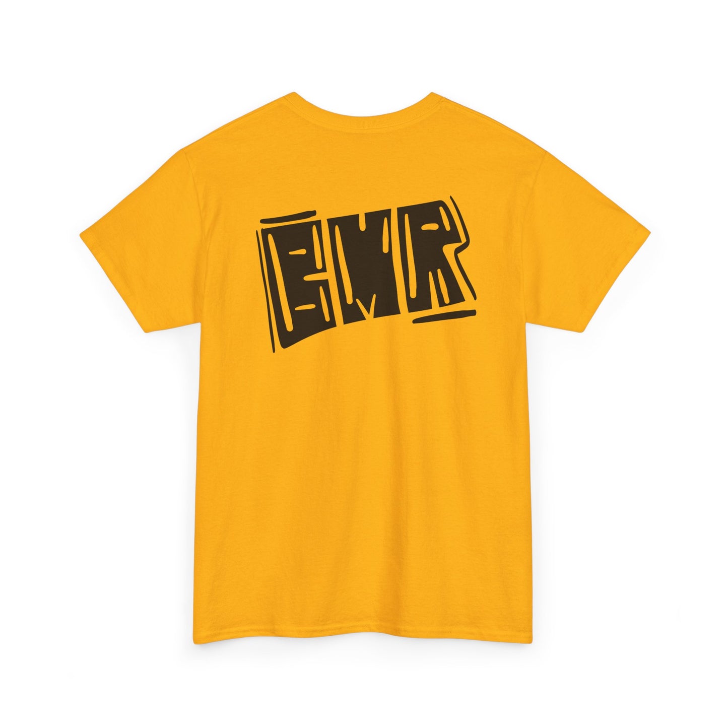 T-Shirt — Bold Block 'BMR' Graphic Tee (Front & Back)