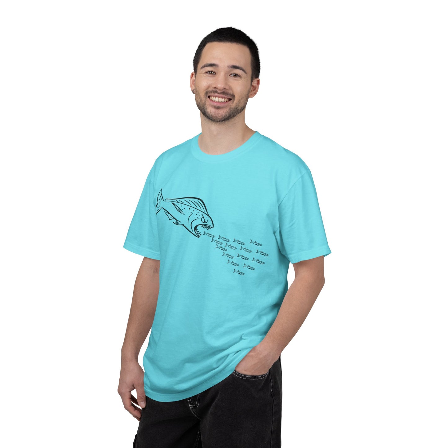 Mahi Mahi chasing Anchovies T-Shirt