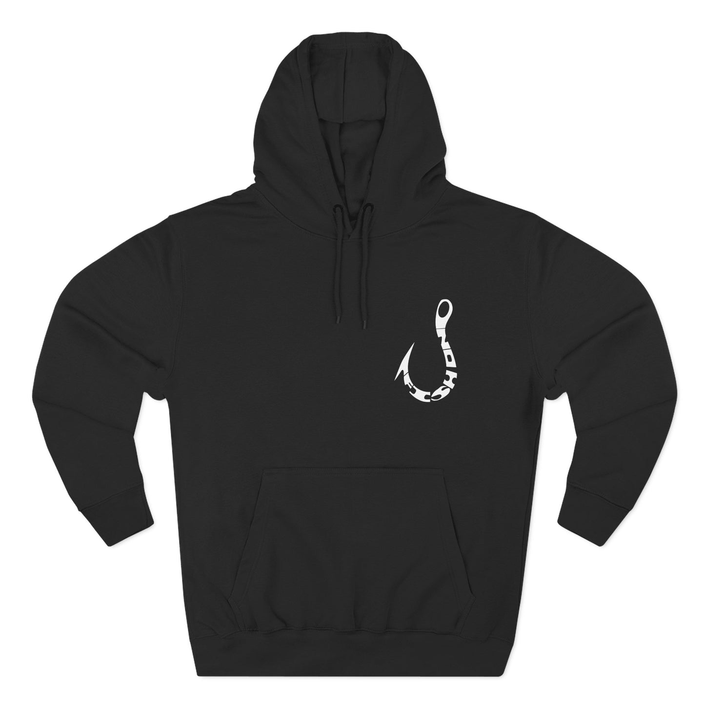 Hoodie — Three-Panel Fleece Pullover Hoodie
