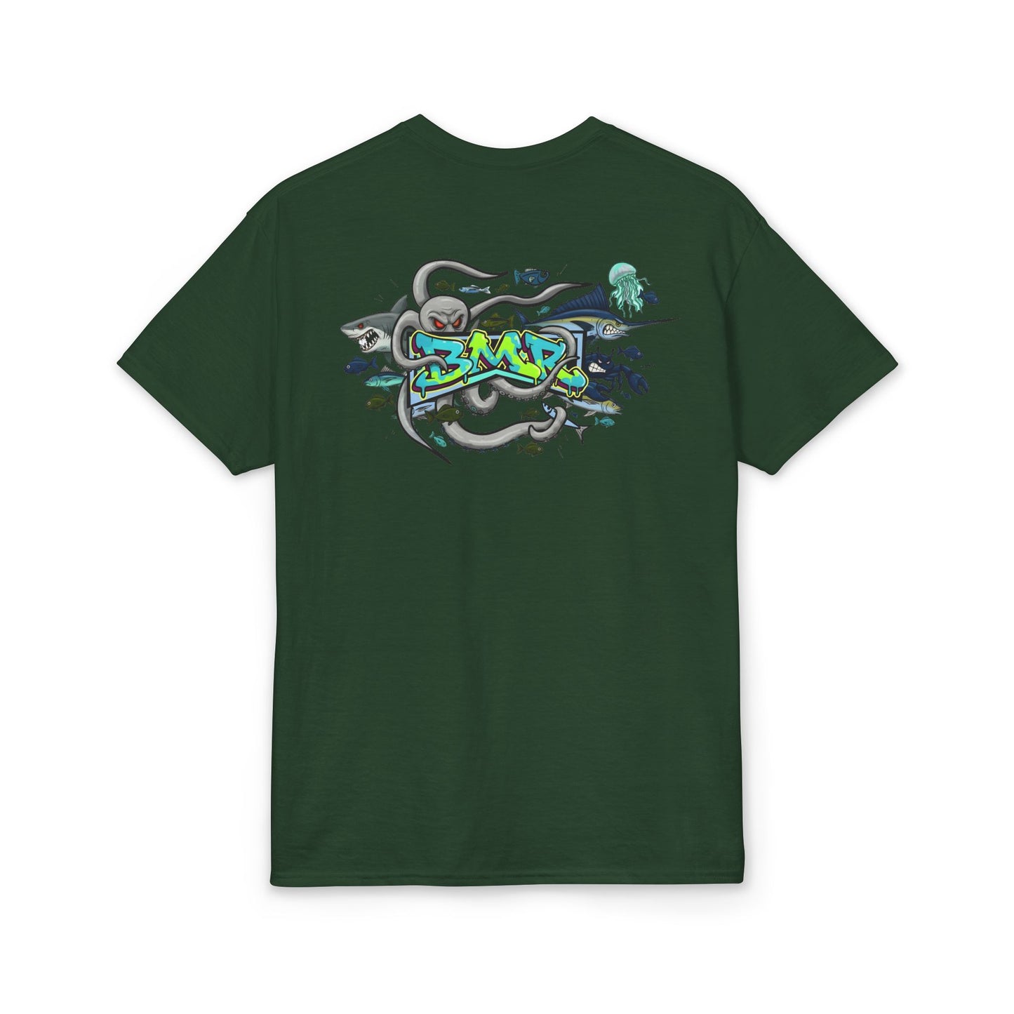 Octopus Graffiti T-Shirt — Street Art Ocean Tee