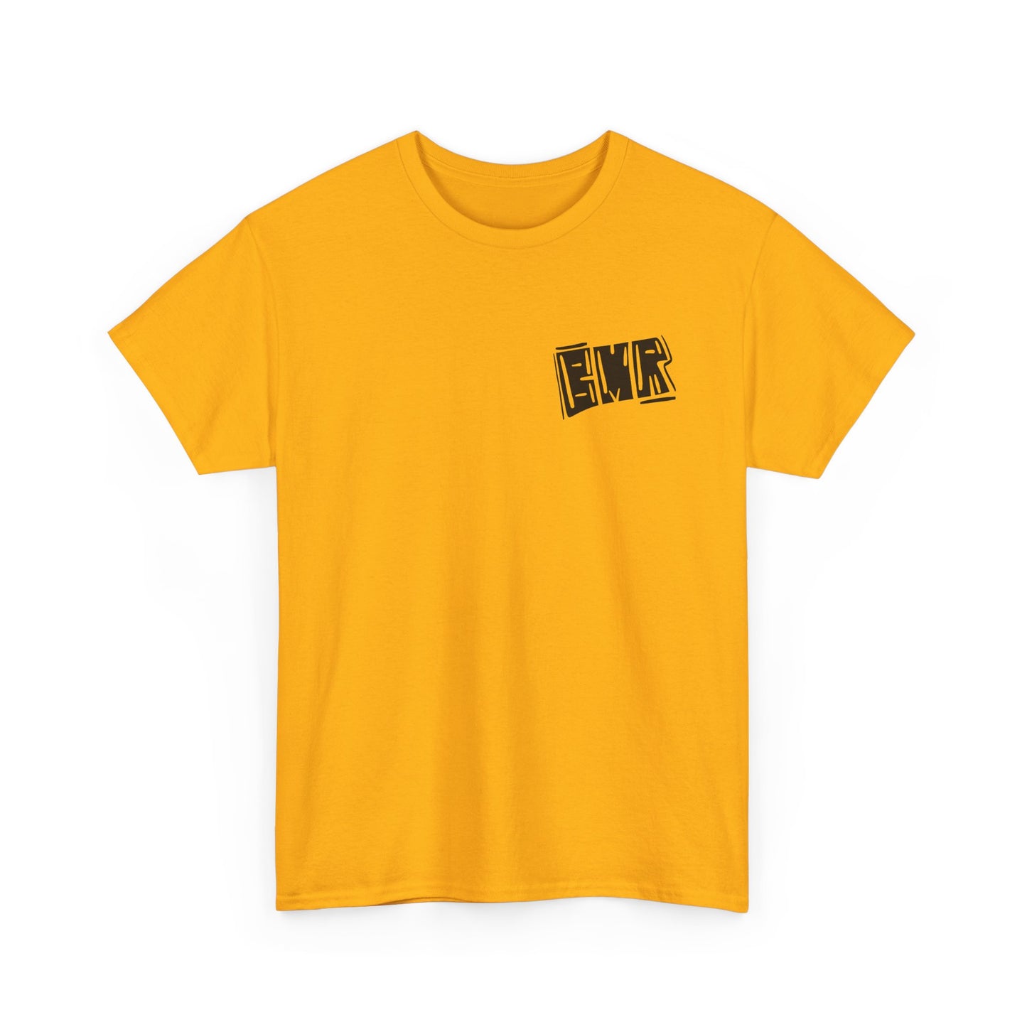 T-Shirt — Bold Block 'BMR' Graphic Tee (Front & Back)