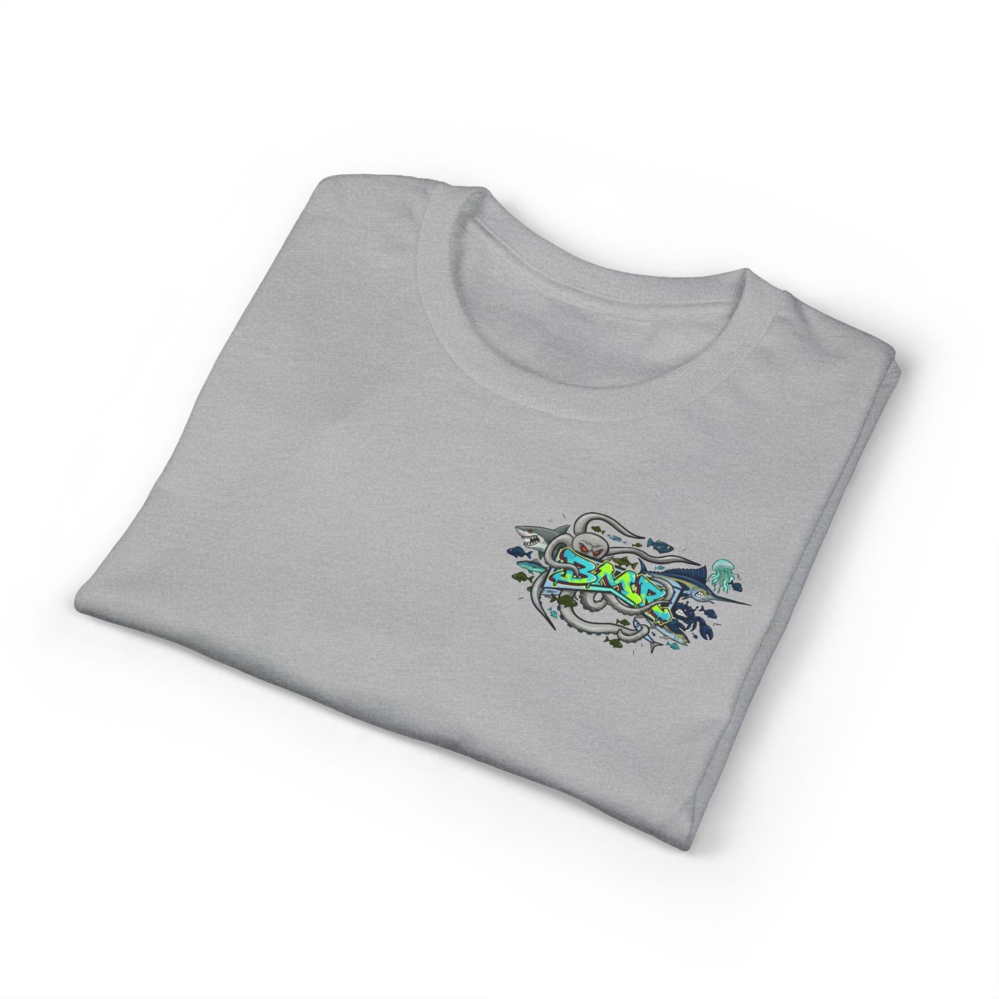 Octopus Graffiti T-Shirt — Street Art Ocean Tee