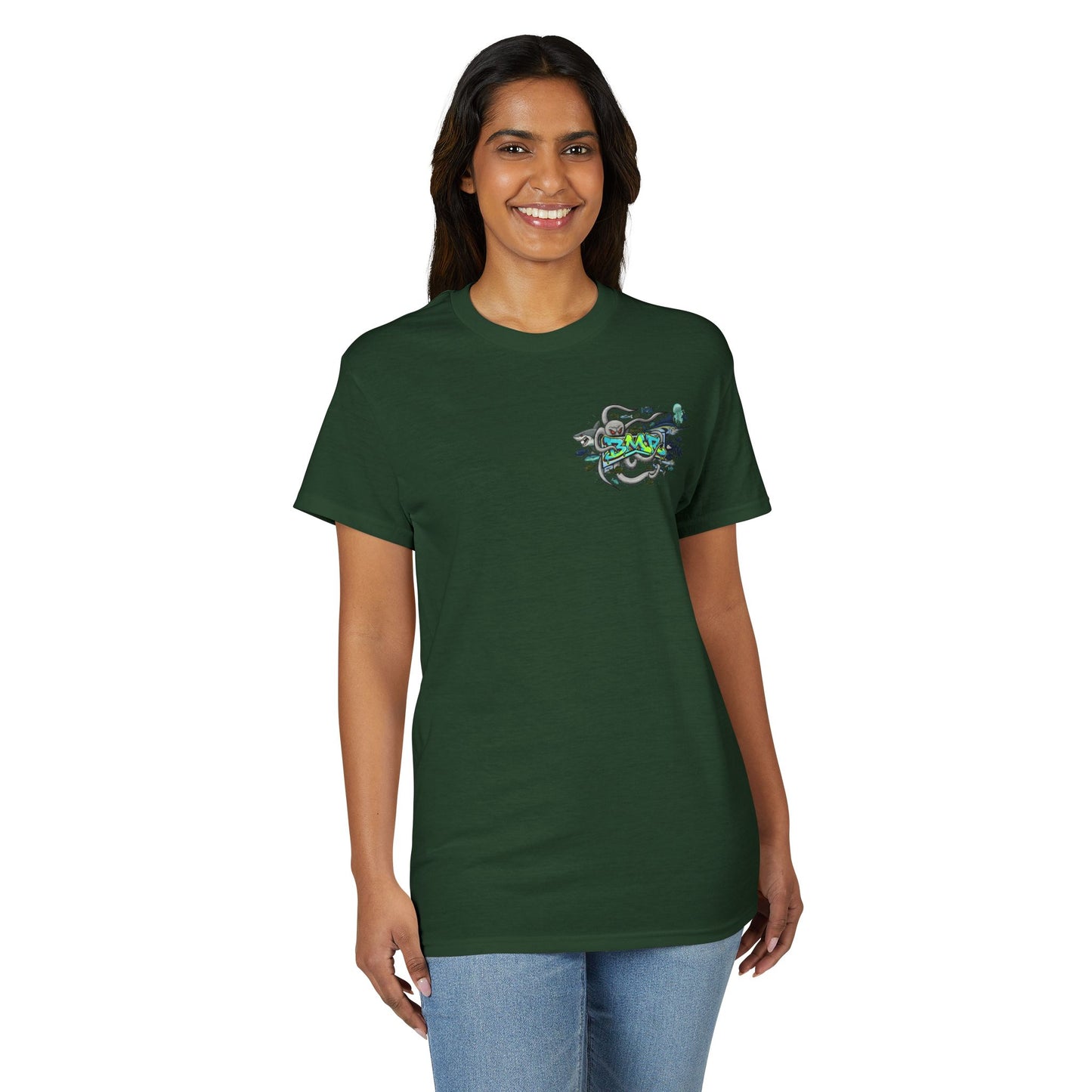 Octopus Graffiti T-Shirt — Street Art Ocean Tee